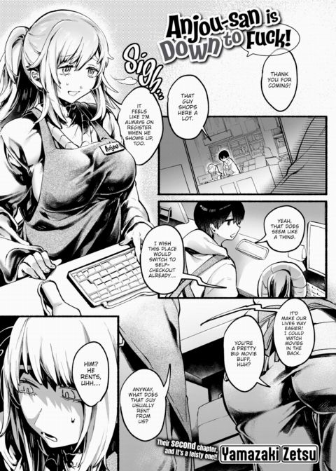 Anjou-san is Down to Fuck! cover
