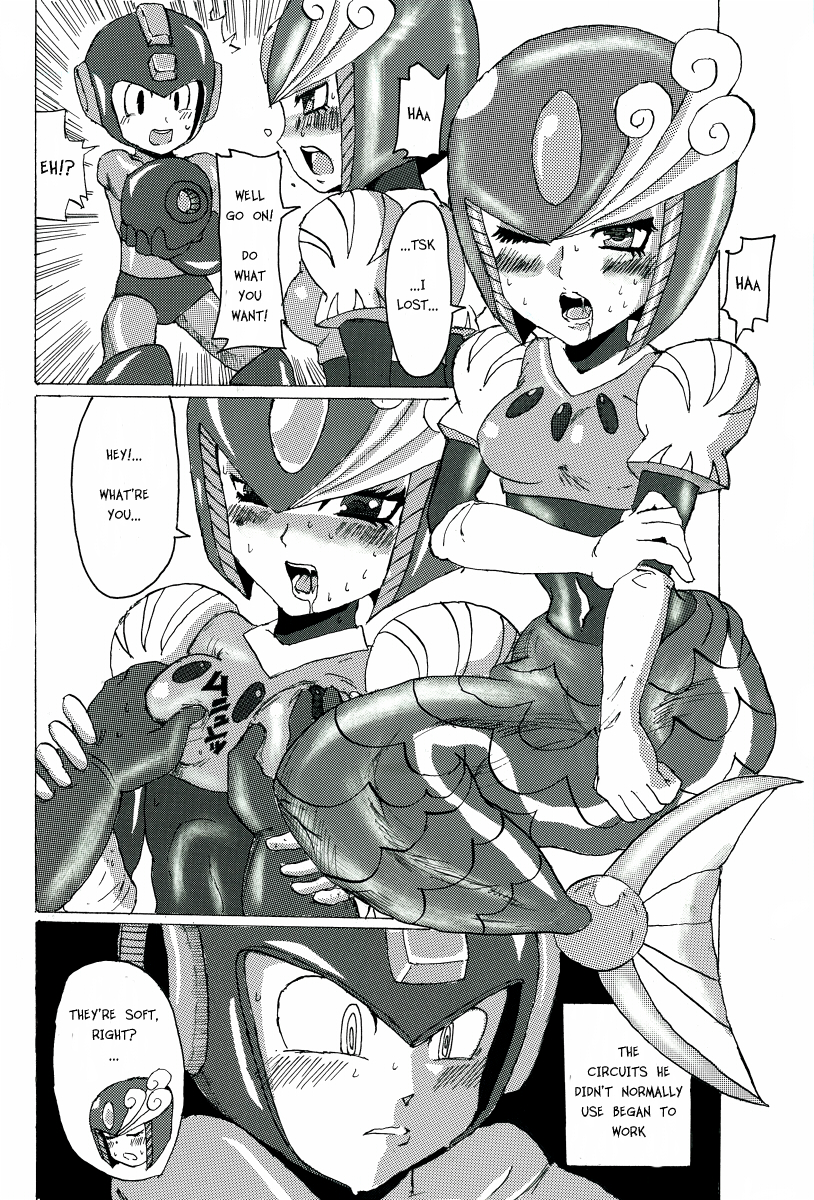 Megaman & Splashwoman cover