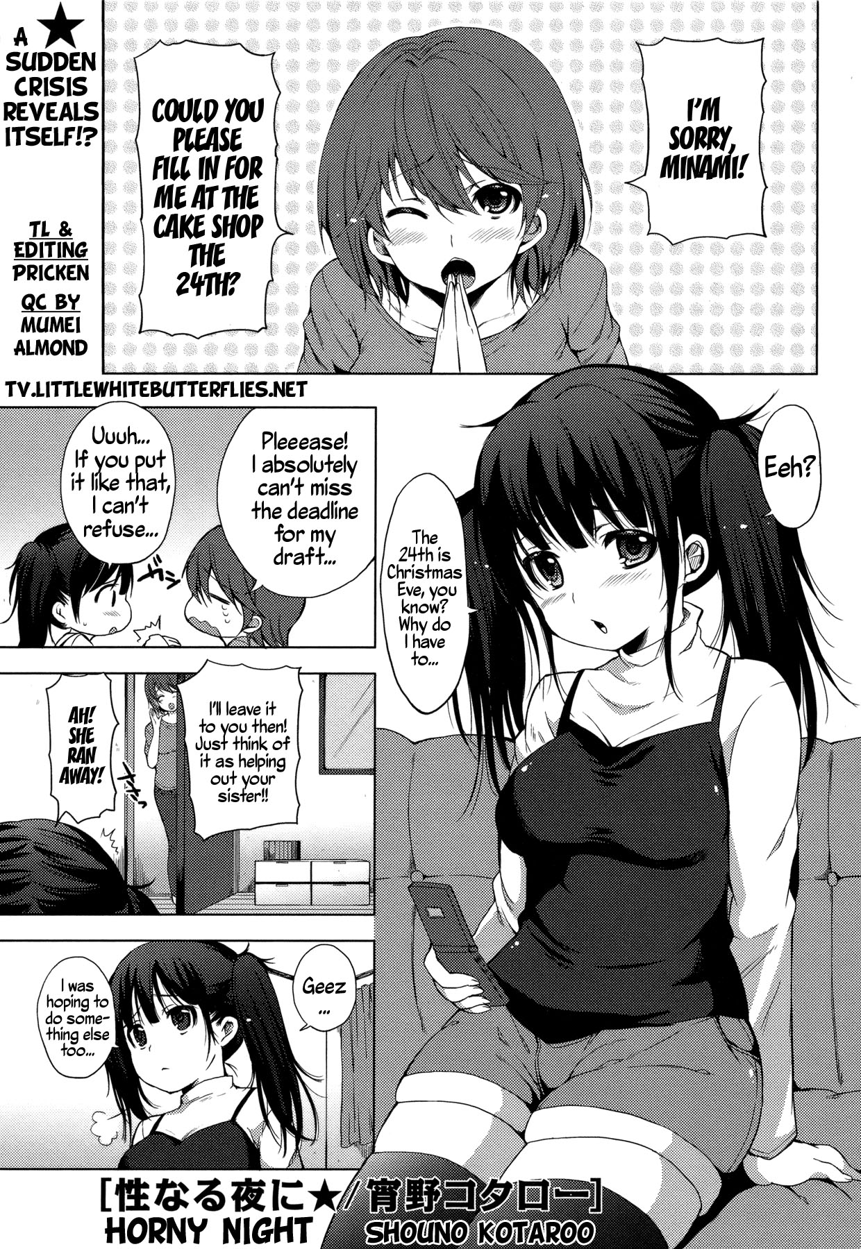 Horny Night (COMIC Masyo 2011-02) [English] =TV= cover