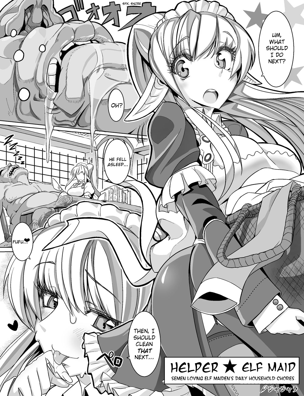 Semen Loving Elf Maiden's Daily Household Chores cover