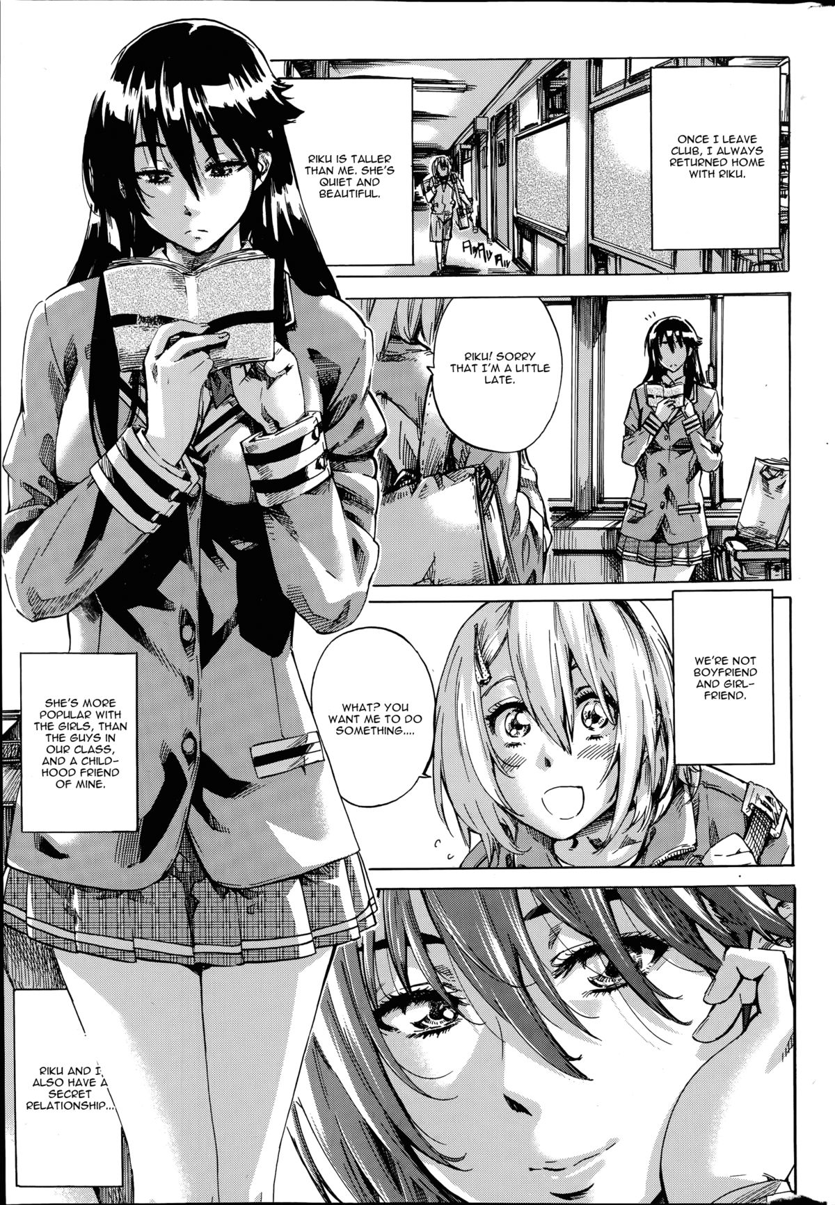 Yuri Suki Kanojo wa Yuri Kanojo ga Dekinai Ch. 2 cover