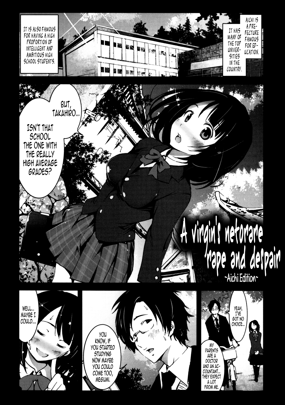 A Virgin's Netorare Rape and Despair ~Aichi Edition~ cover