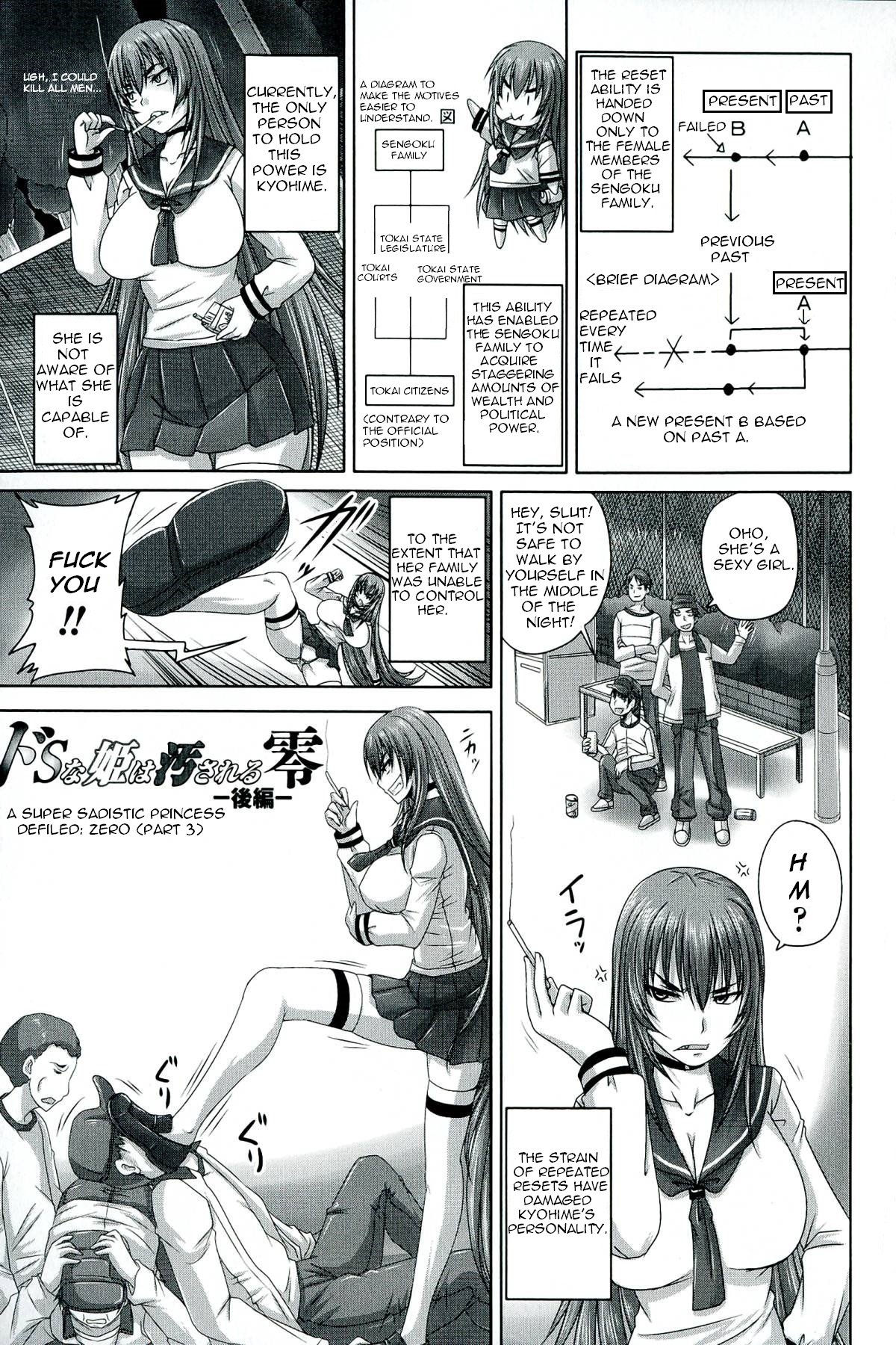 A Super Sadistic Princess Defiled: Zero Part 3 (Do S na Hime wa Kegasareru - Inga no Shou -) [English] =StatisticallyNP= cover