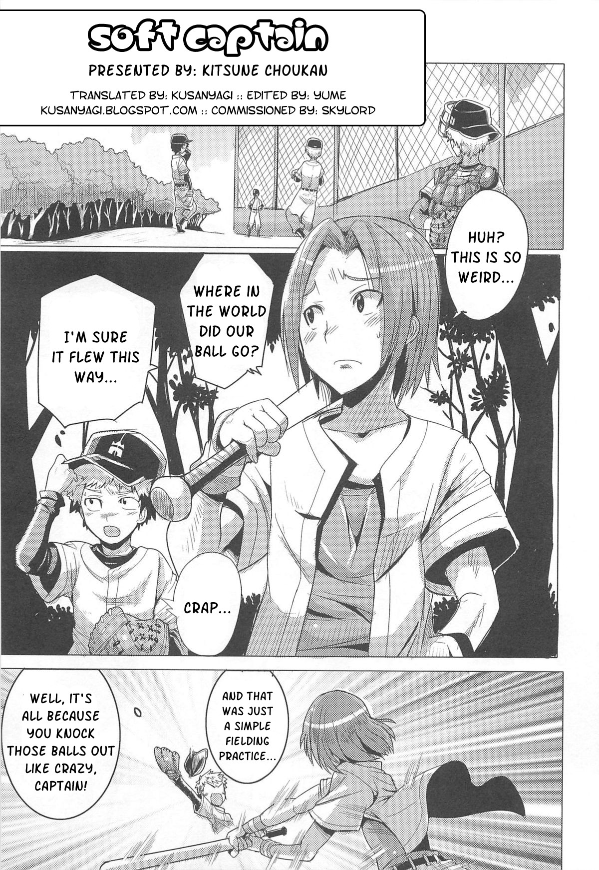 Yawaraka Captain! Ch. 1-2 cover