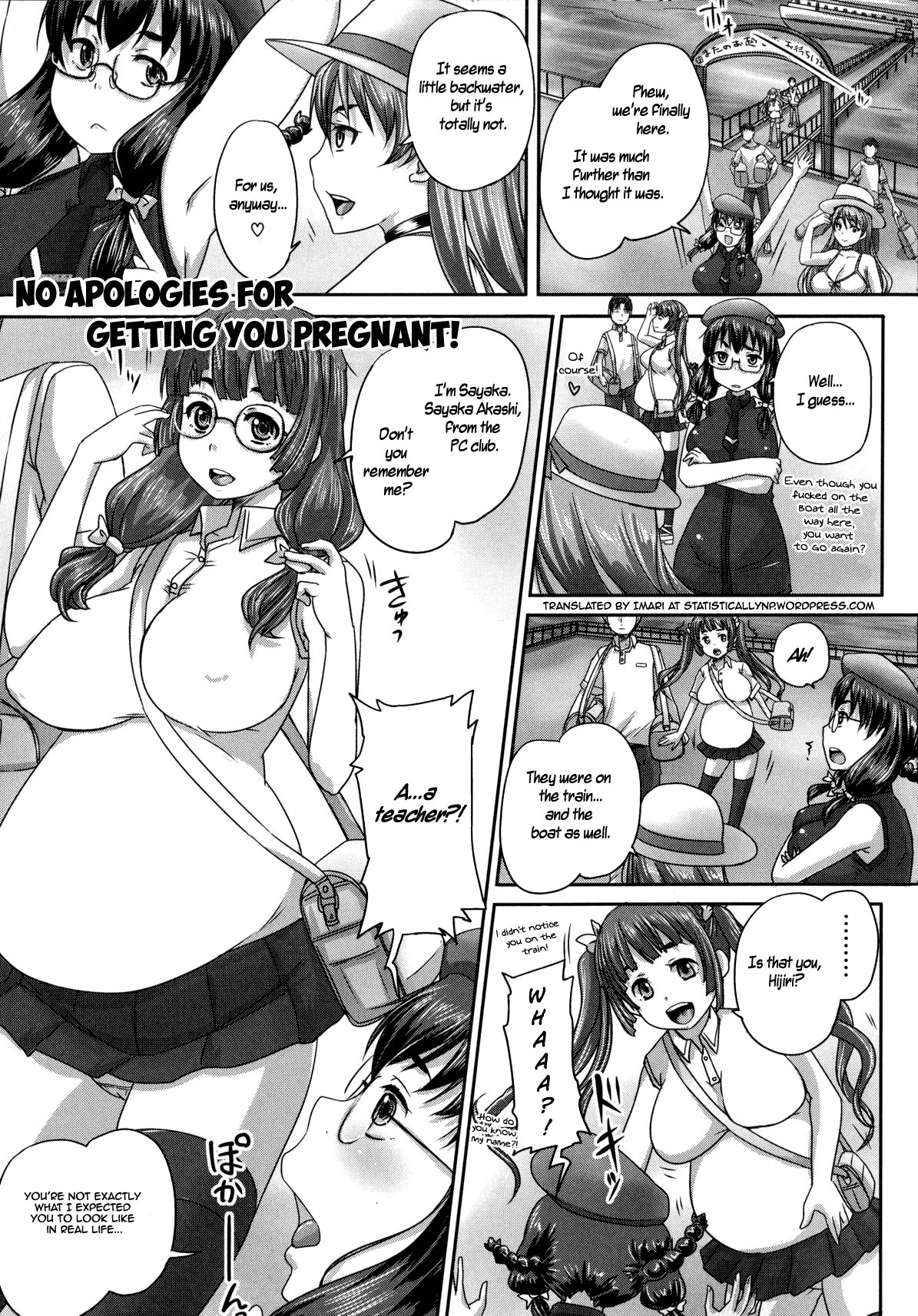 No apologies for getting you pregnant (Kihon Muryou Kanojo NG Nashi) [English] =StatisticallyNP= cover