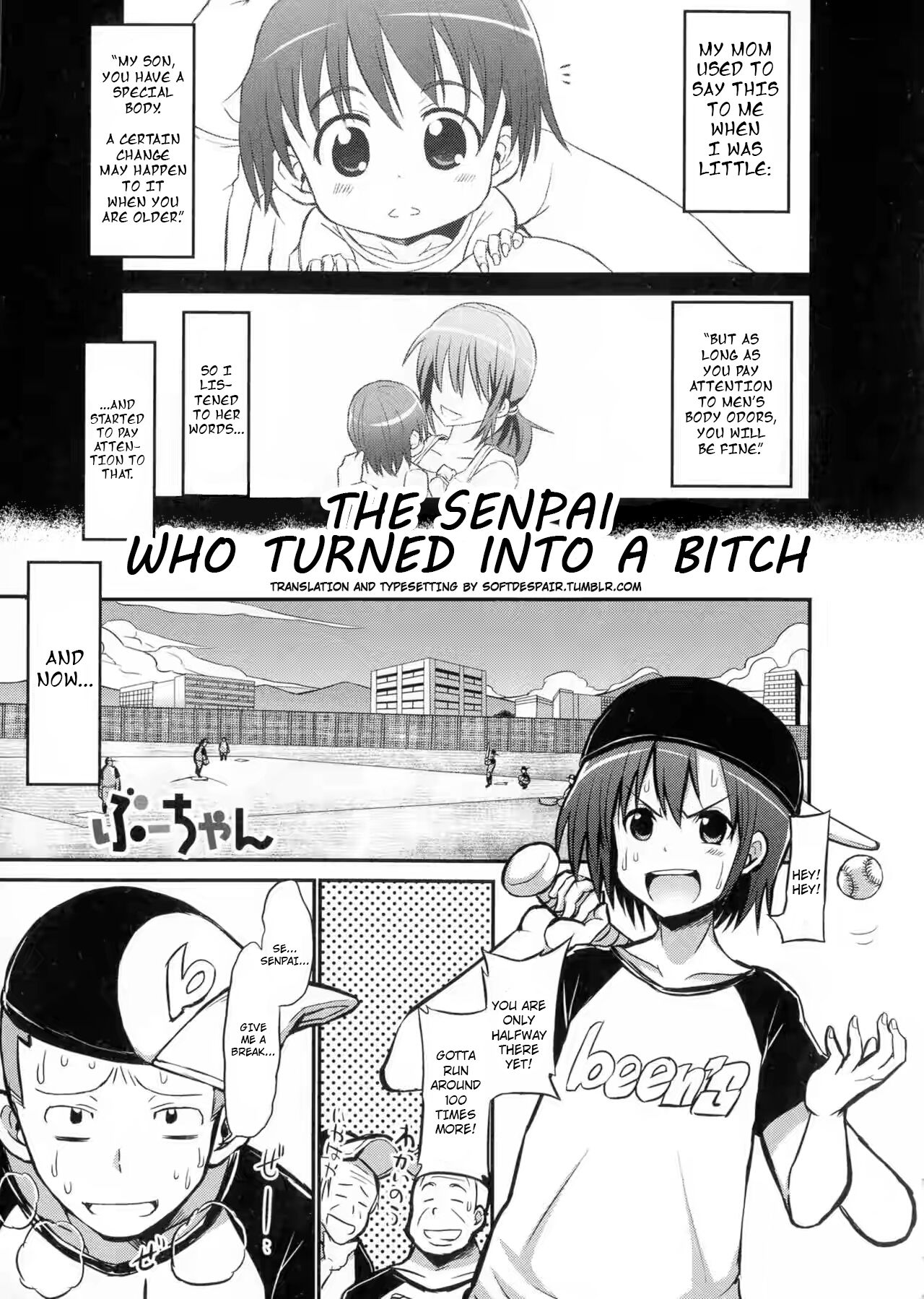 The Senpai who turned into a bitch cover