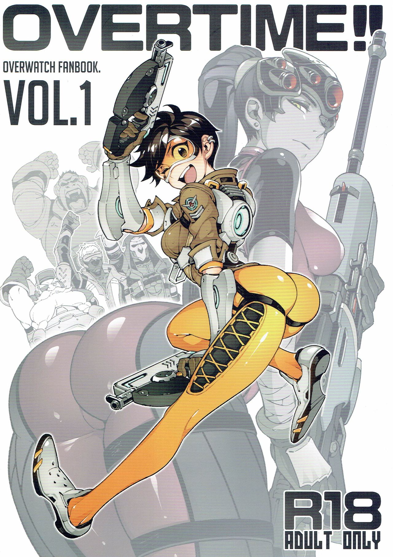 OVERTIME!! OVERWATCH FANBOOK VOL.1 cover