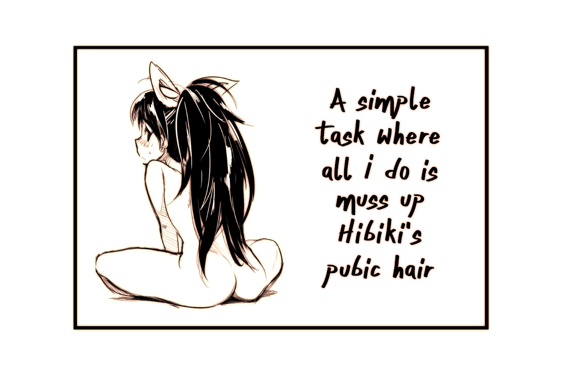 Hibiki's Pubic Hair cover