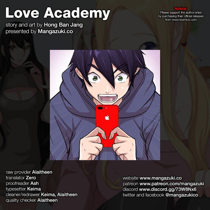 Love Academy 1-2 cover