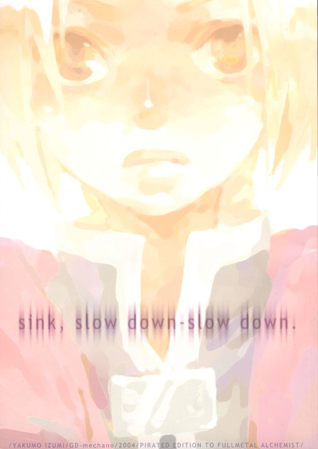 sink, slow down-slow down. cover