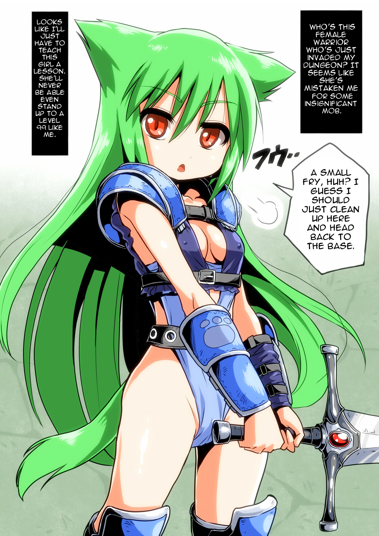 Kemonomimi Warrior vs Level 99 Monster cover