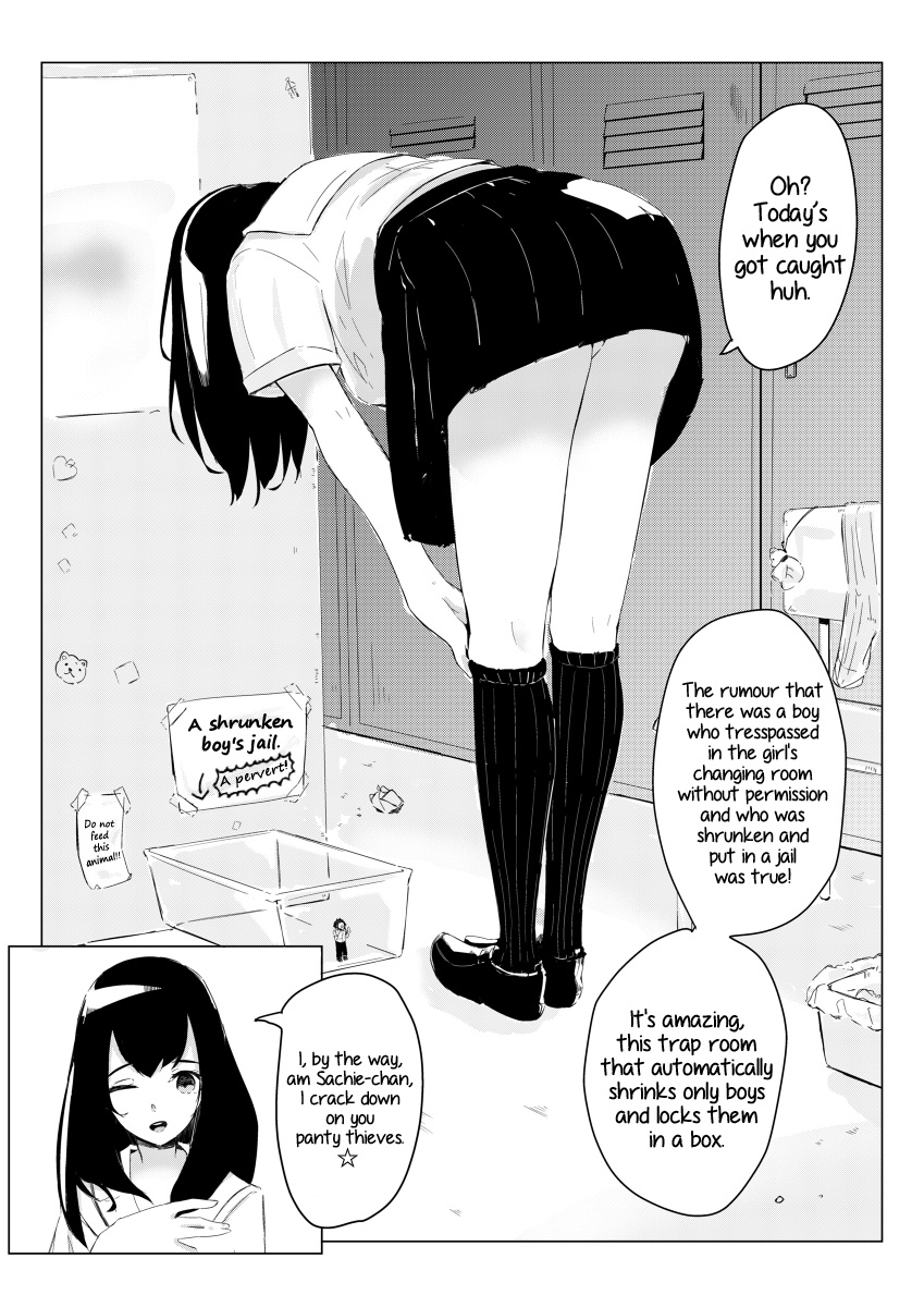Sachie-chan Wants to Make Him Smaller cover