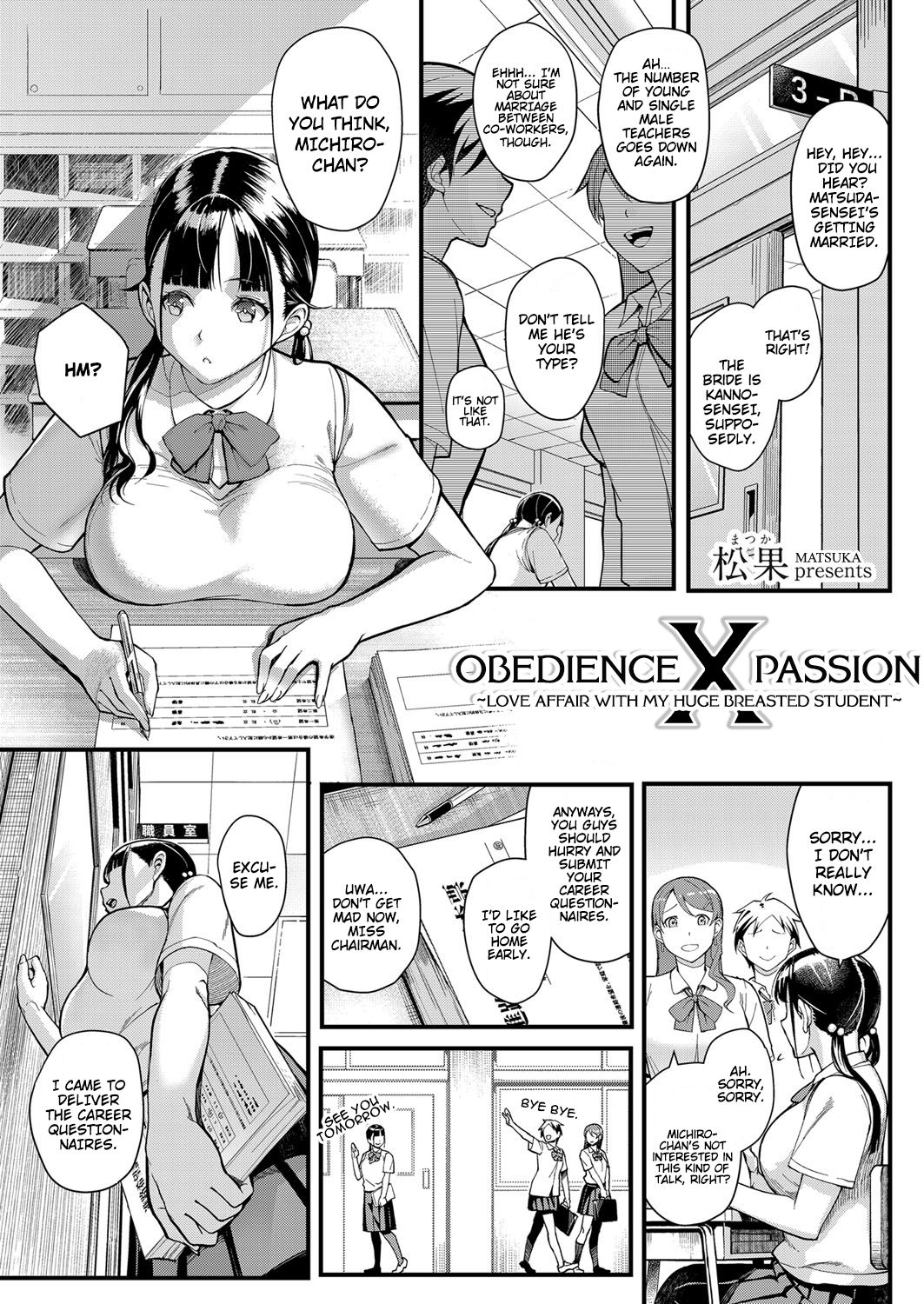 Obedience x Passion ~Love Affair with my Huge Breasted Student~ cover