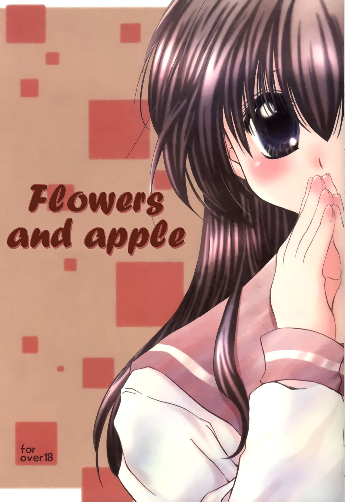 Flowers and apple cover