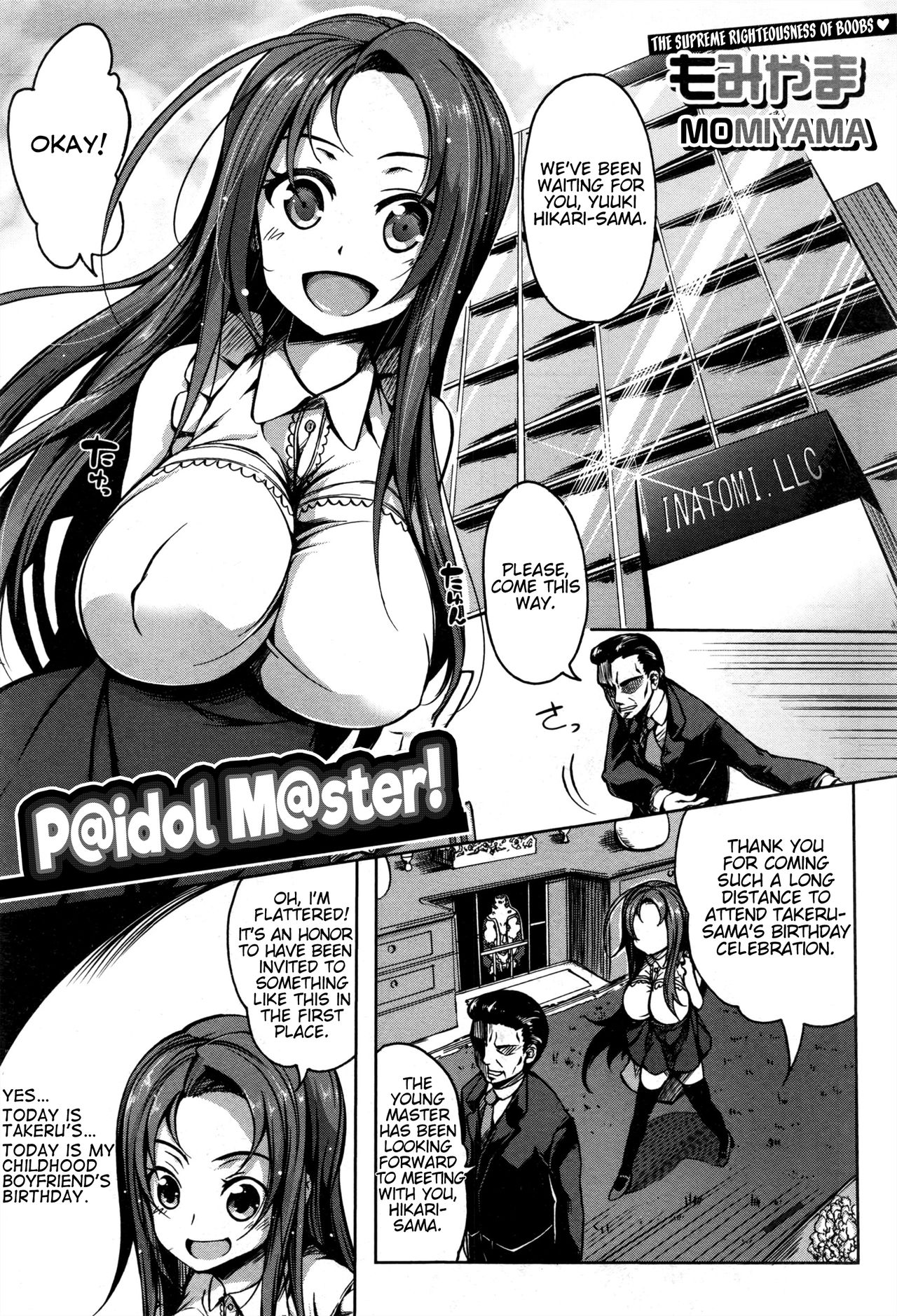 P@idol M@ster! Ch. 1-2 cover