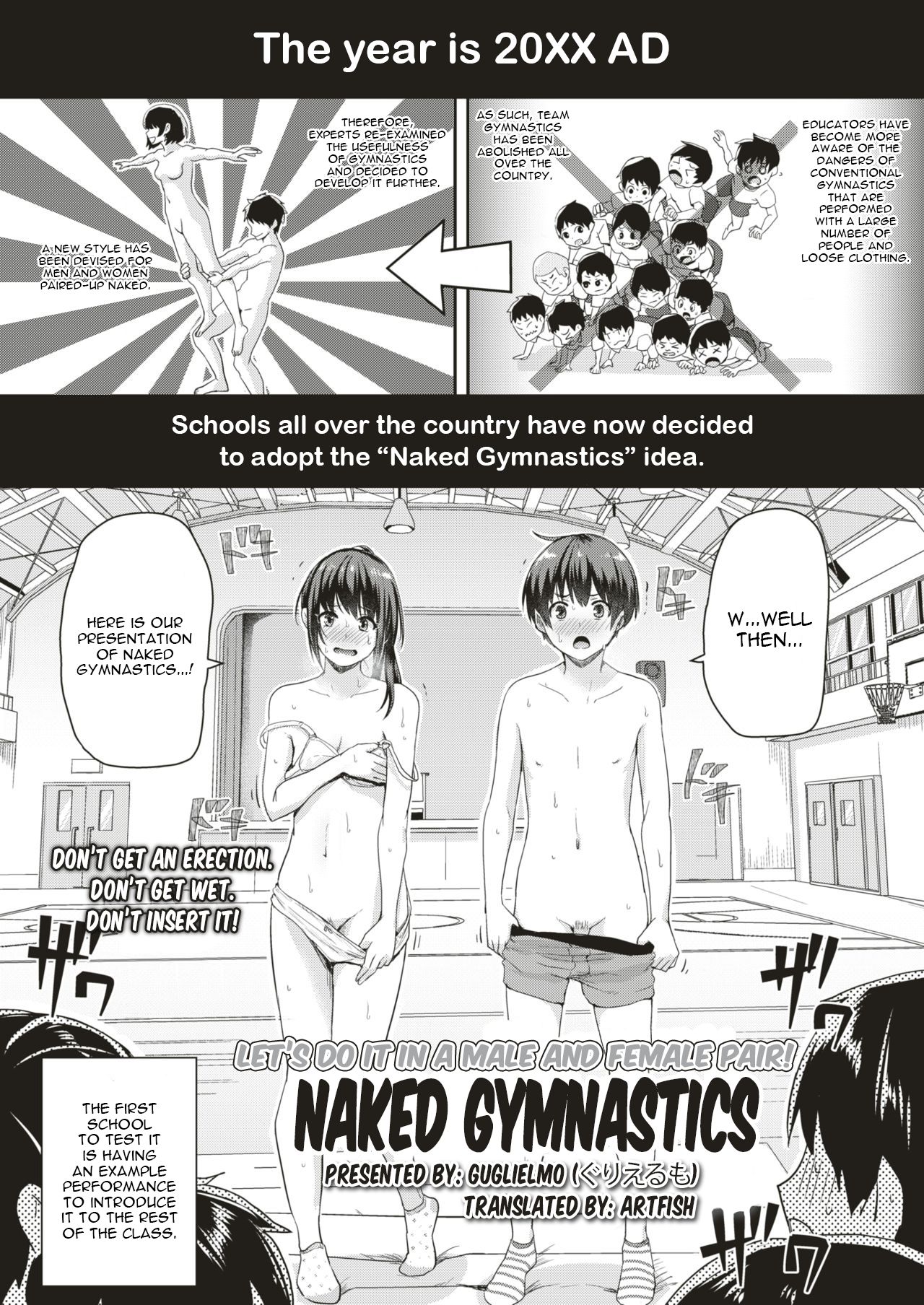 Naked Gymnastics: Let's Do It In a Male and Female Pair! cover