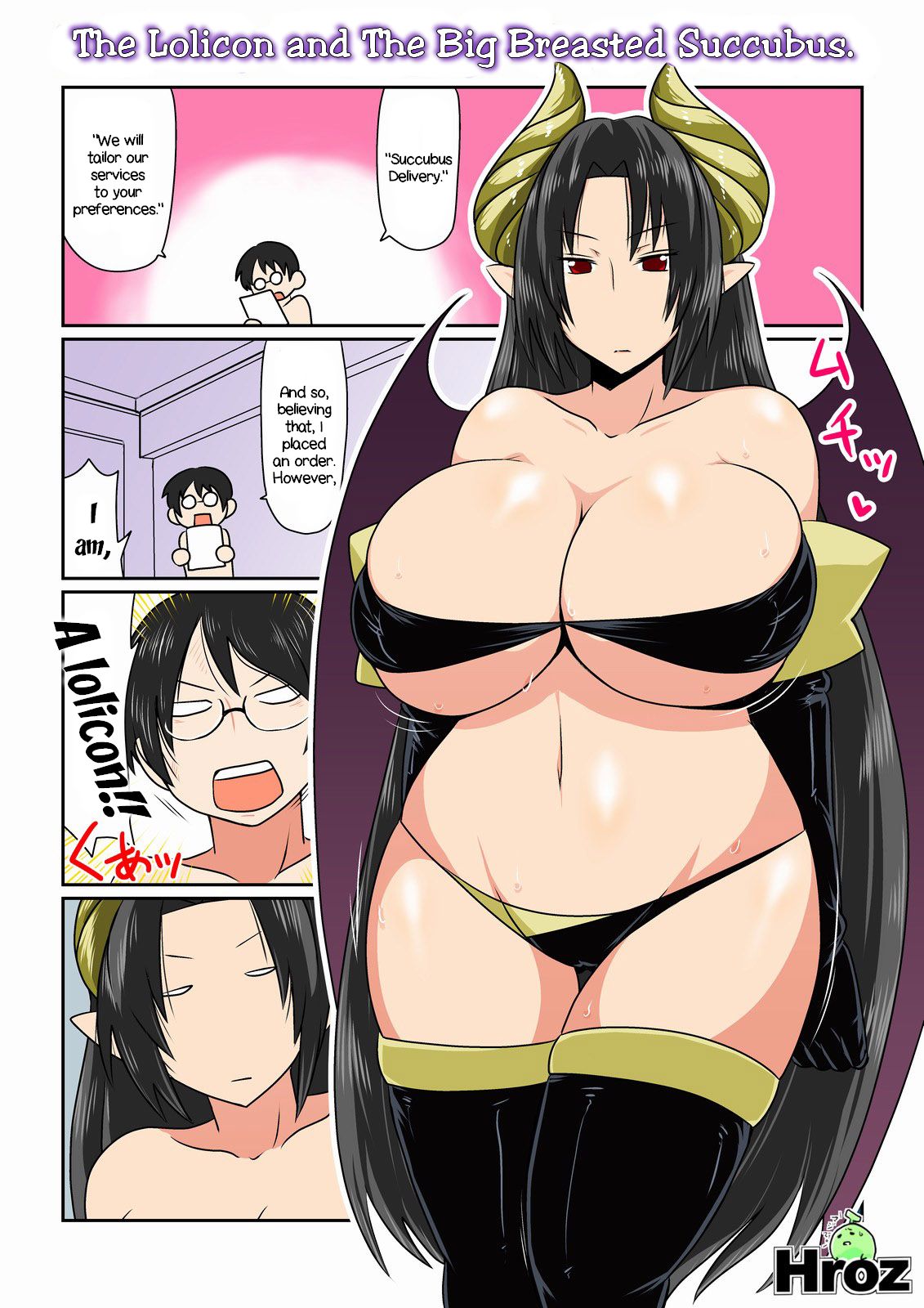 The Lolicon and The Big Breasted Succubus. cover