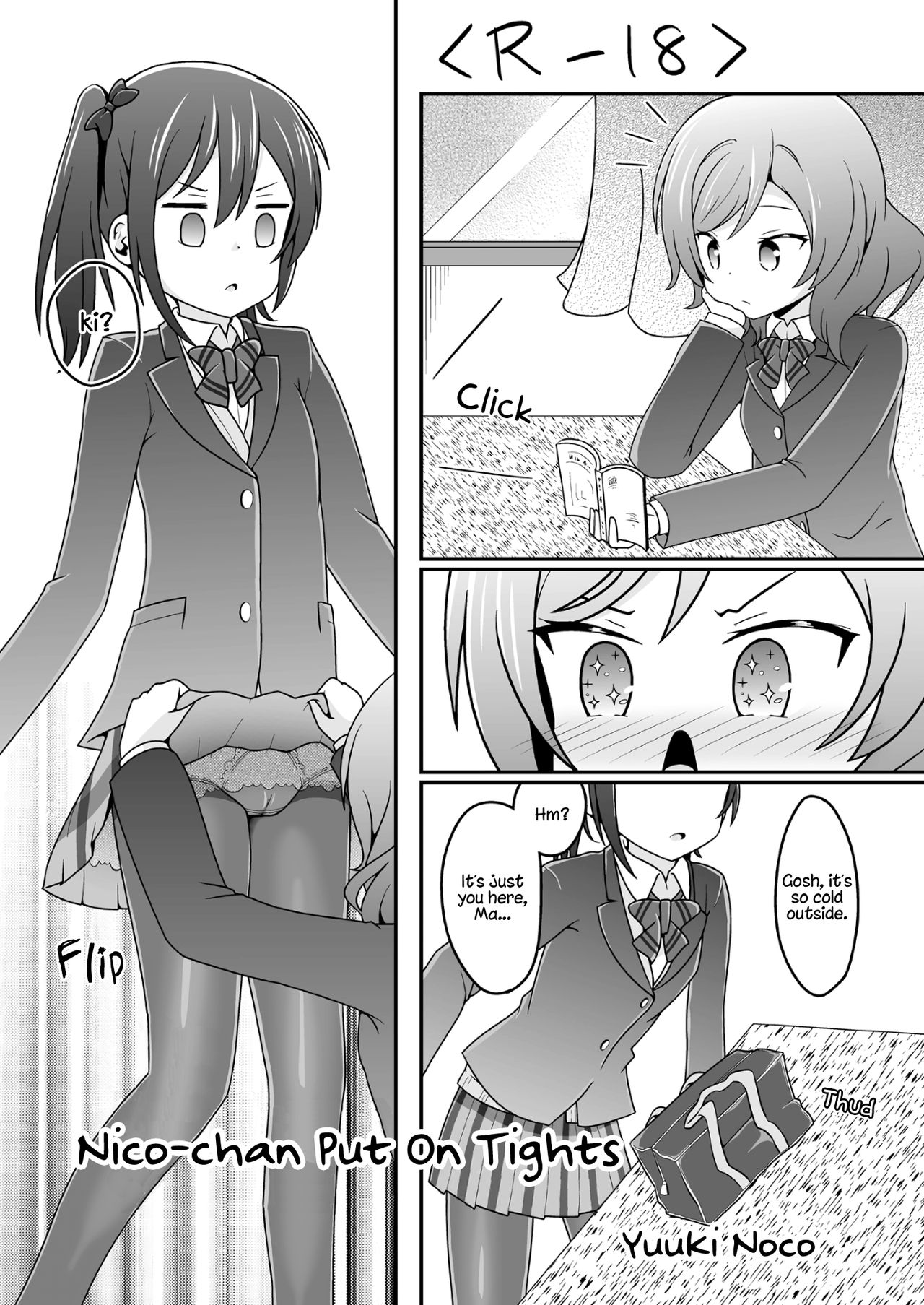 Nico-chan Put On Tights cover