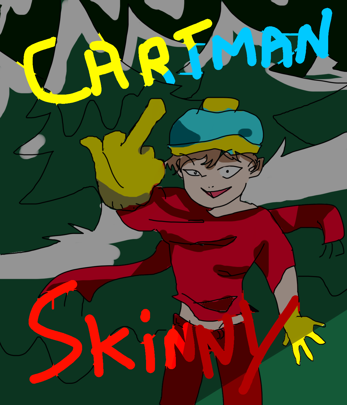SOUTH PARK YAOI R18 CARTMAN X BUTTERS : SKINNY CARTMAN cover