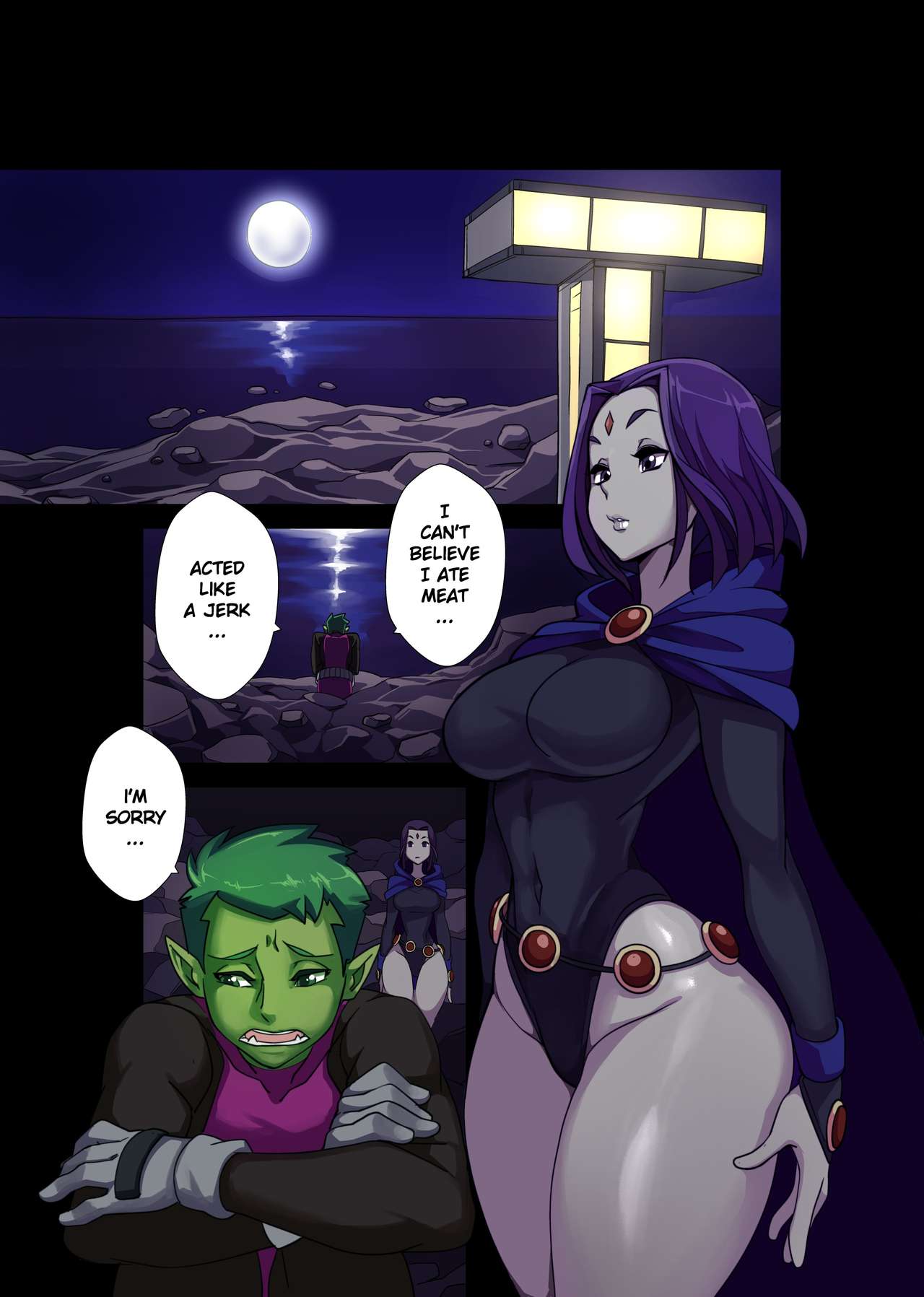 Teen Titans doujin cover