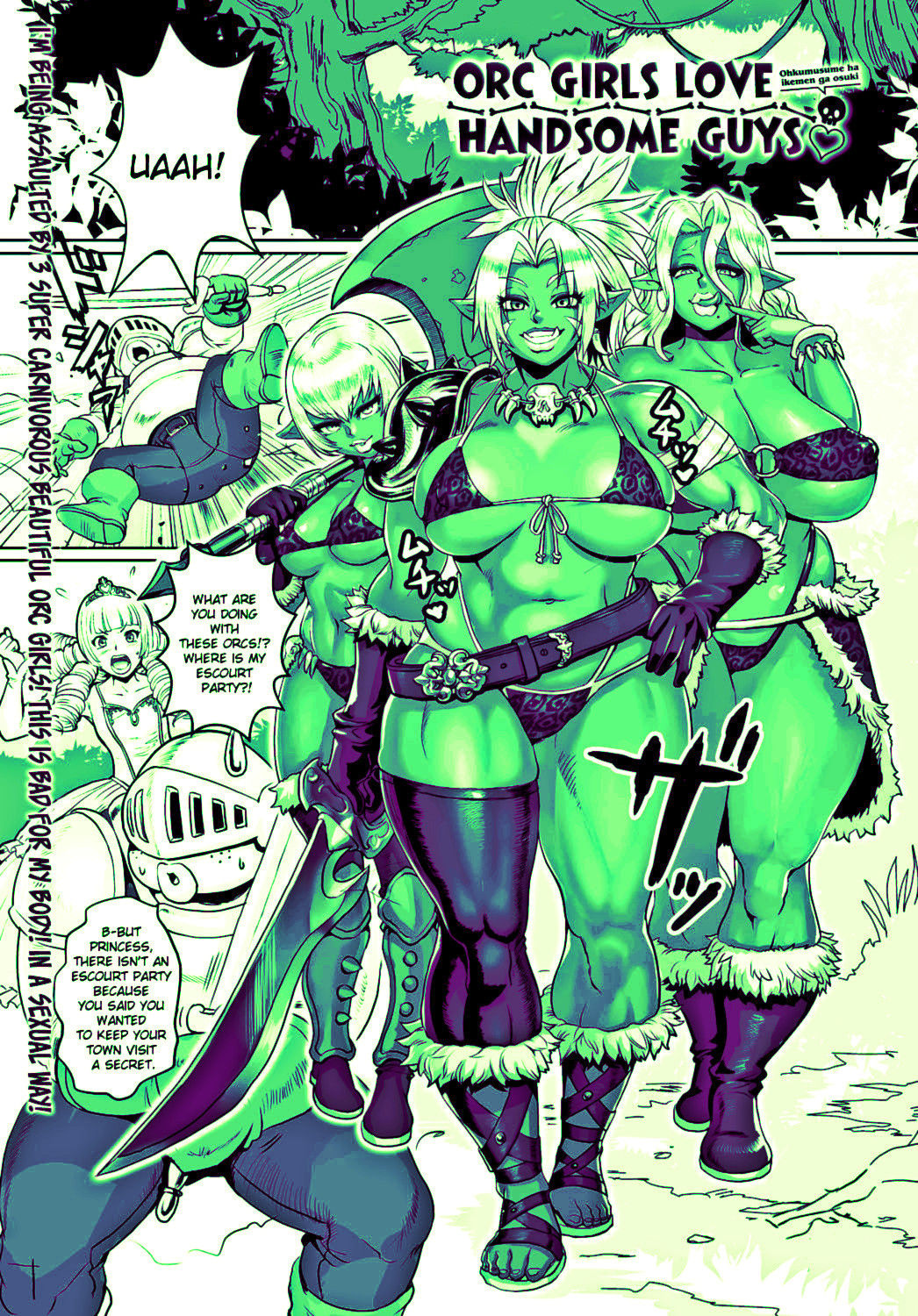 Orc girls love handsome guys cover