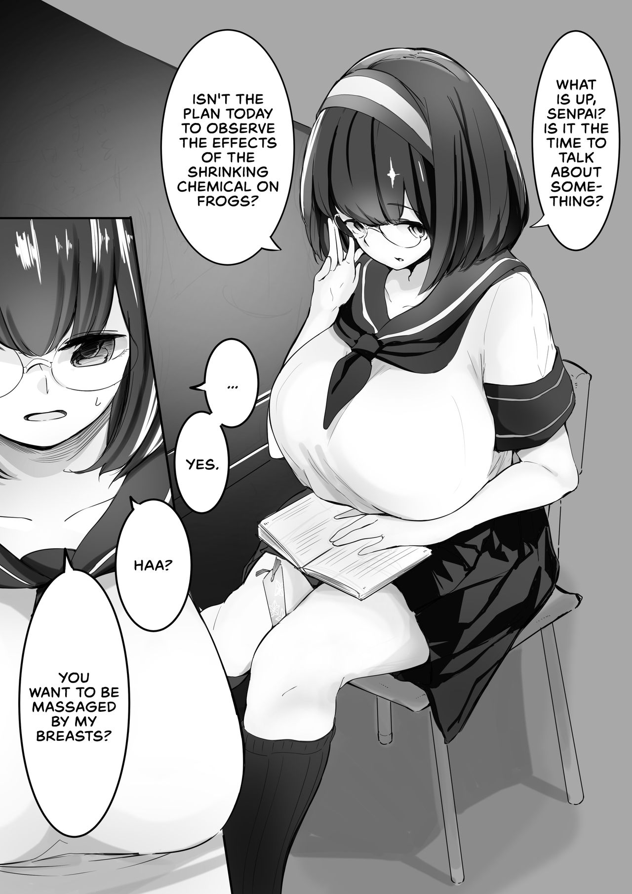 Houkago no Kyoushitsu de Kouhai to cover