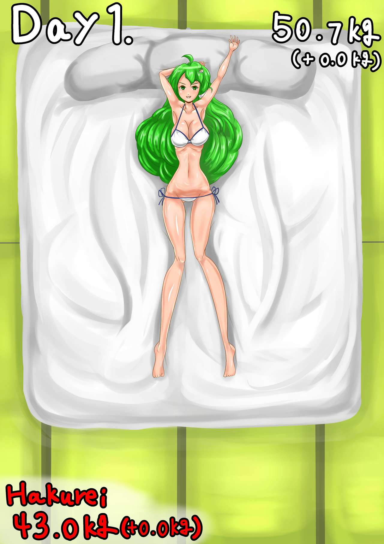 Self-feeding with Sanae. From default to lump cover