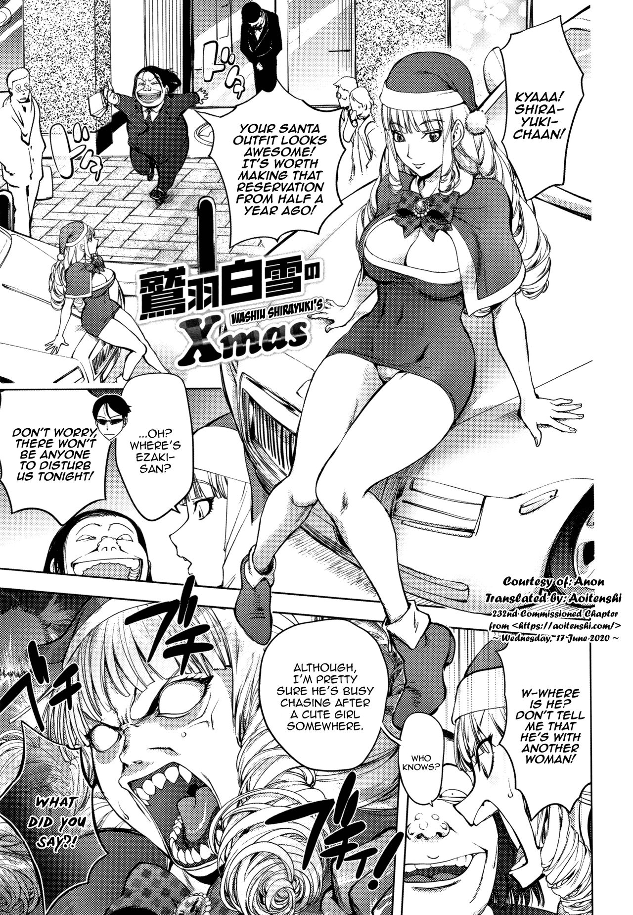 Washiu Shirayuki's Xmas cover