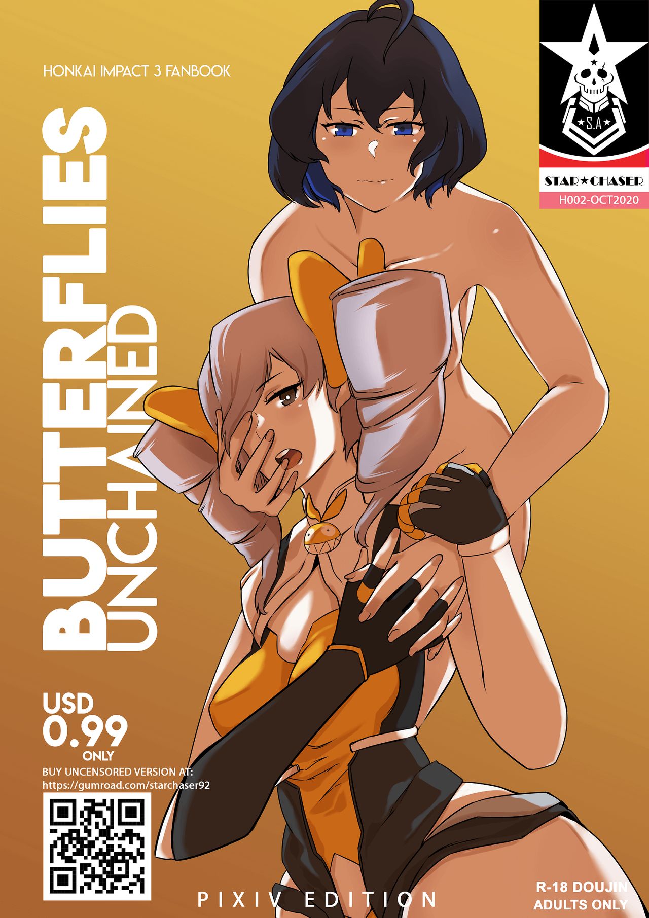 HI3RD Doujinshi 002 BUTTERFLIES UNCHAINED cover