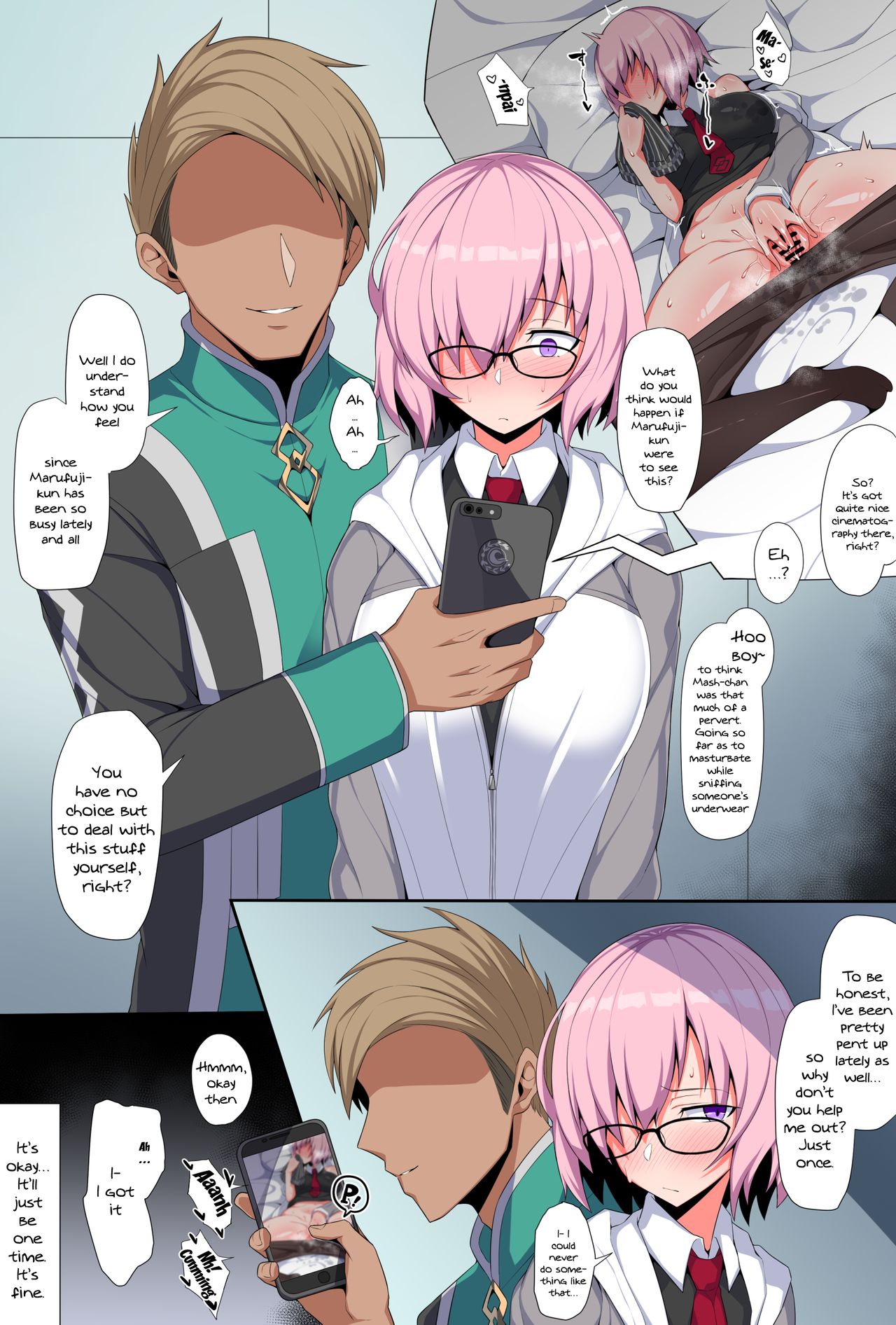 Lately Senpai Hasn't Been Paying Much Attention To His Kouhai Mash cover