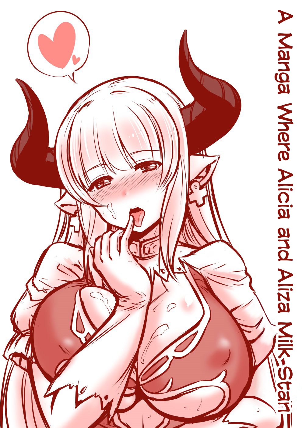 A Manga Where Alicia and Aliza Milks Stan cover