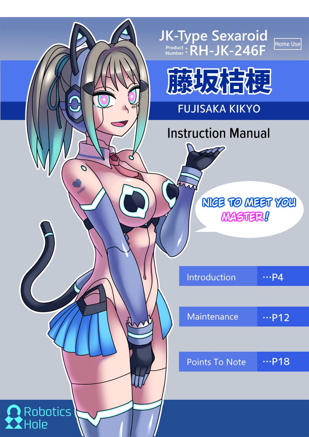 Cool Bishoujo Remodeling Ch8・Cool Bishoujo Remodeling・"Fujisaka Kikyo" Instruction Manual cover
