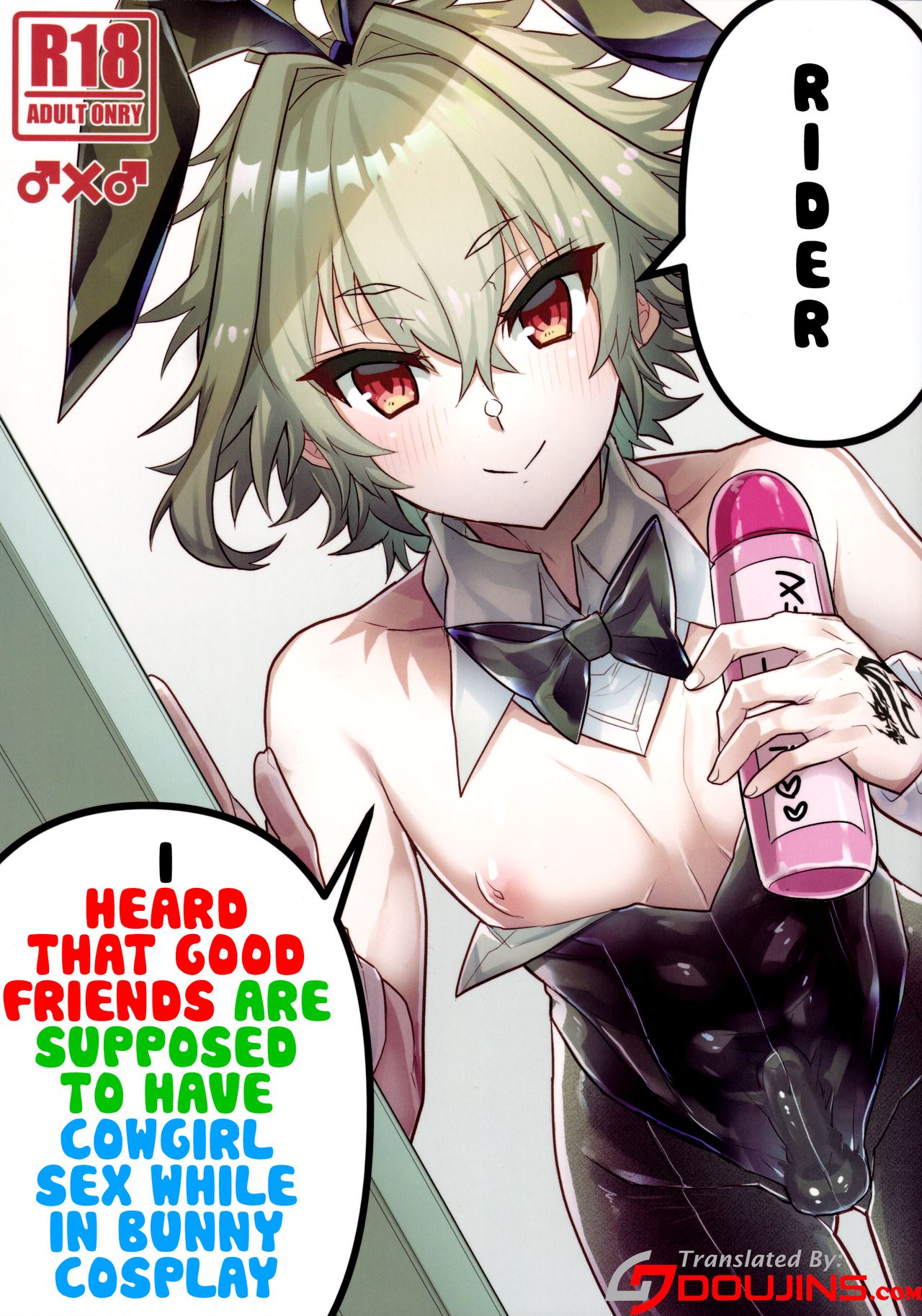 Rider, I Heard That Good Friends Are Supposed To Have Cowgirl Sex While In Bunny Cosplay cover