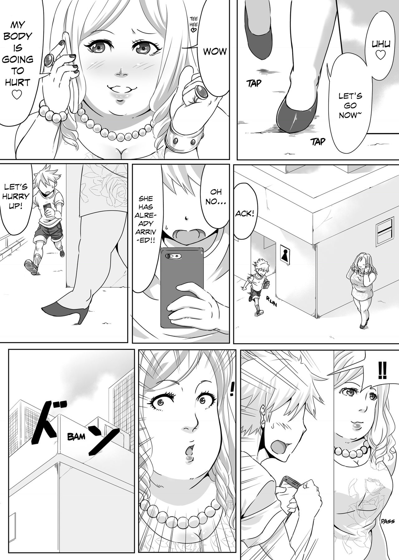 Older woman & kid body swap cover