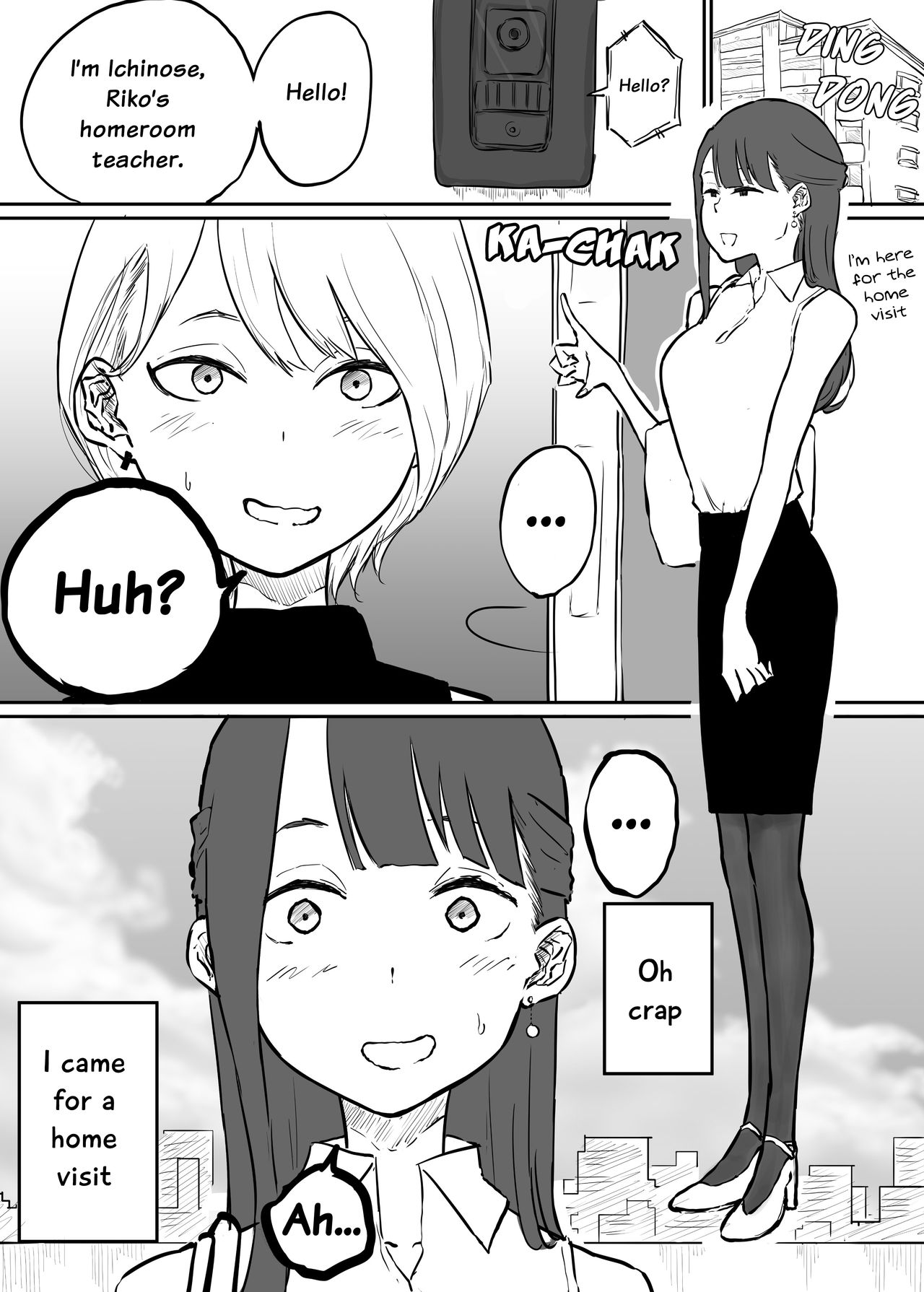I Went For a Home Visit and Found Out My Student's Mother Is My Sex Friend From My School Days cover