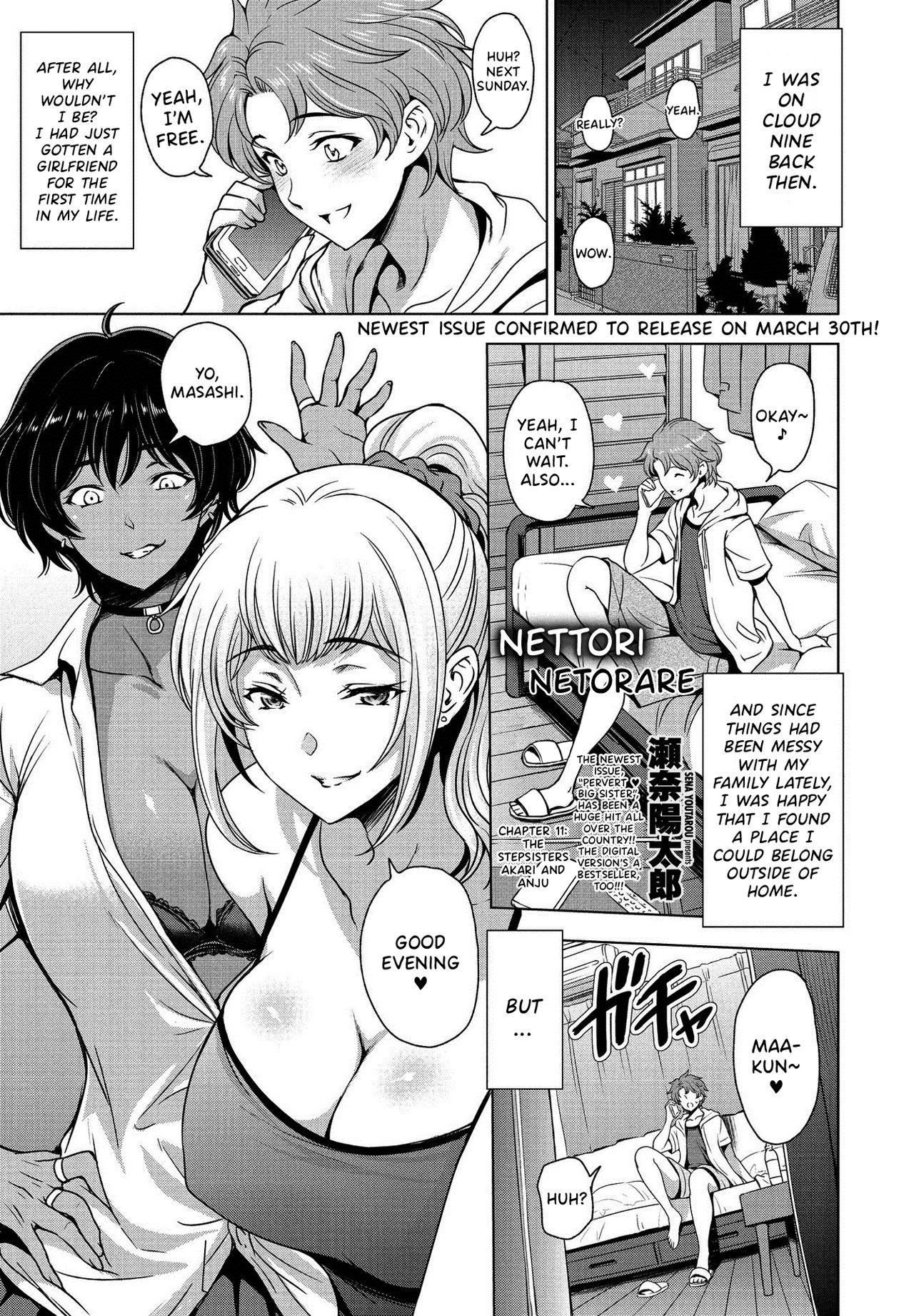 Nettori Netorare Chapter 11 ~Gishi Akari to Anju no Baai~ cover
