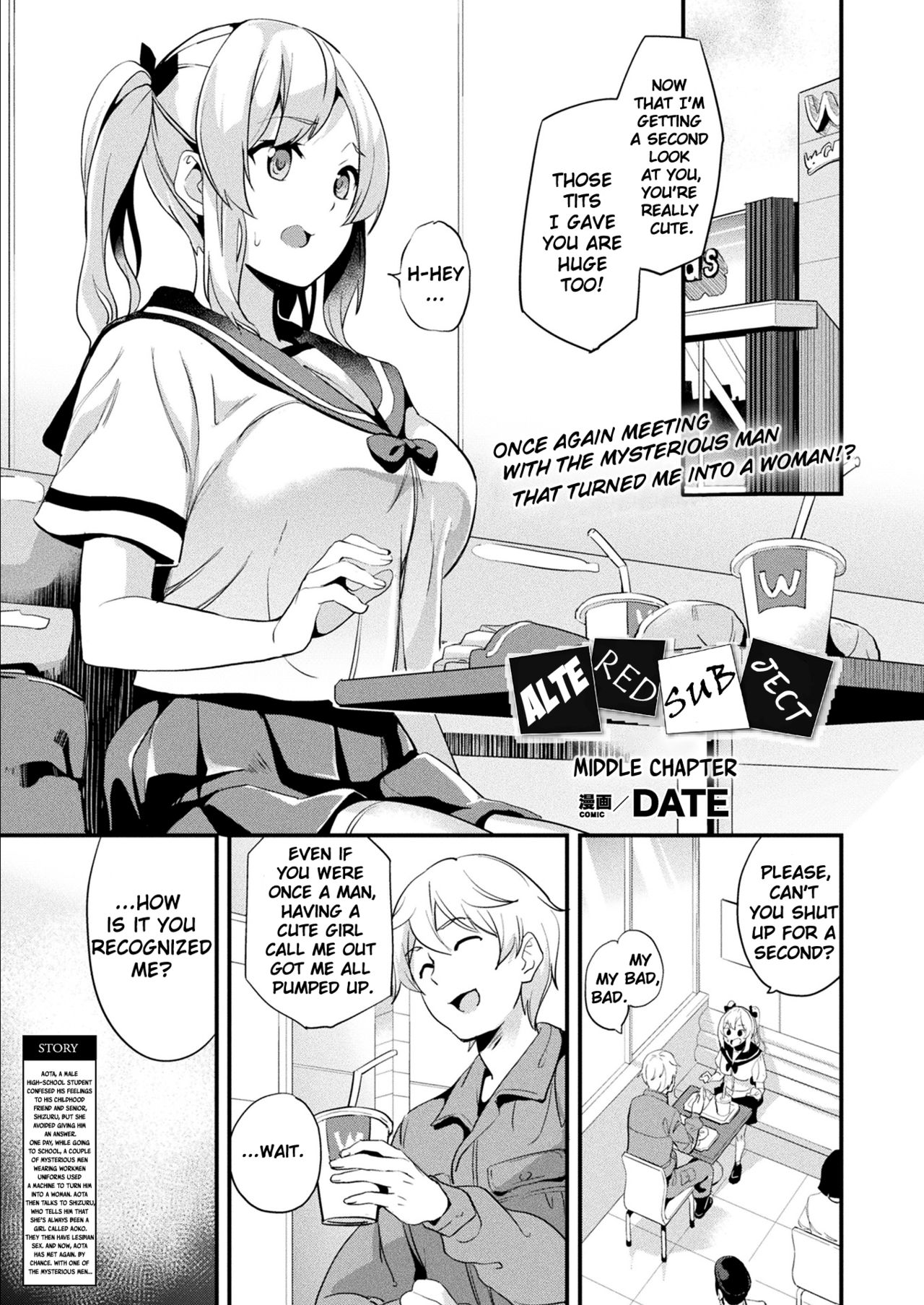 Altered Subject Chapter 2 cover