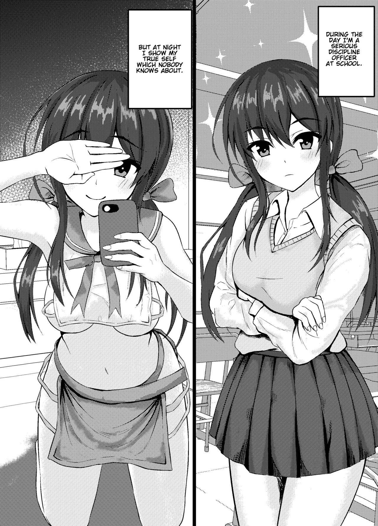 Manga About a Serious Girl Having Sex Behind Closed Doors cover