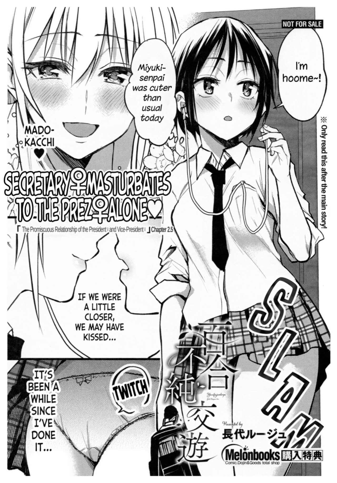 Kaichou to Fukukaichou no Fujun na Otsukiai Ch. 2.5 cover