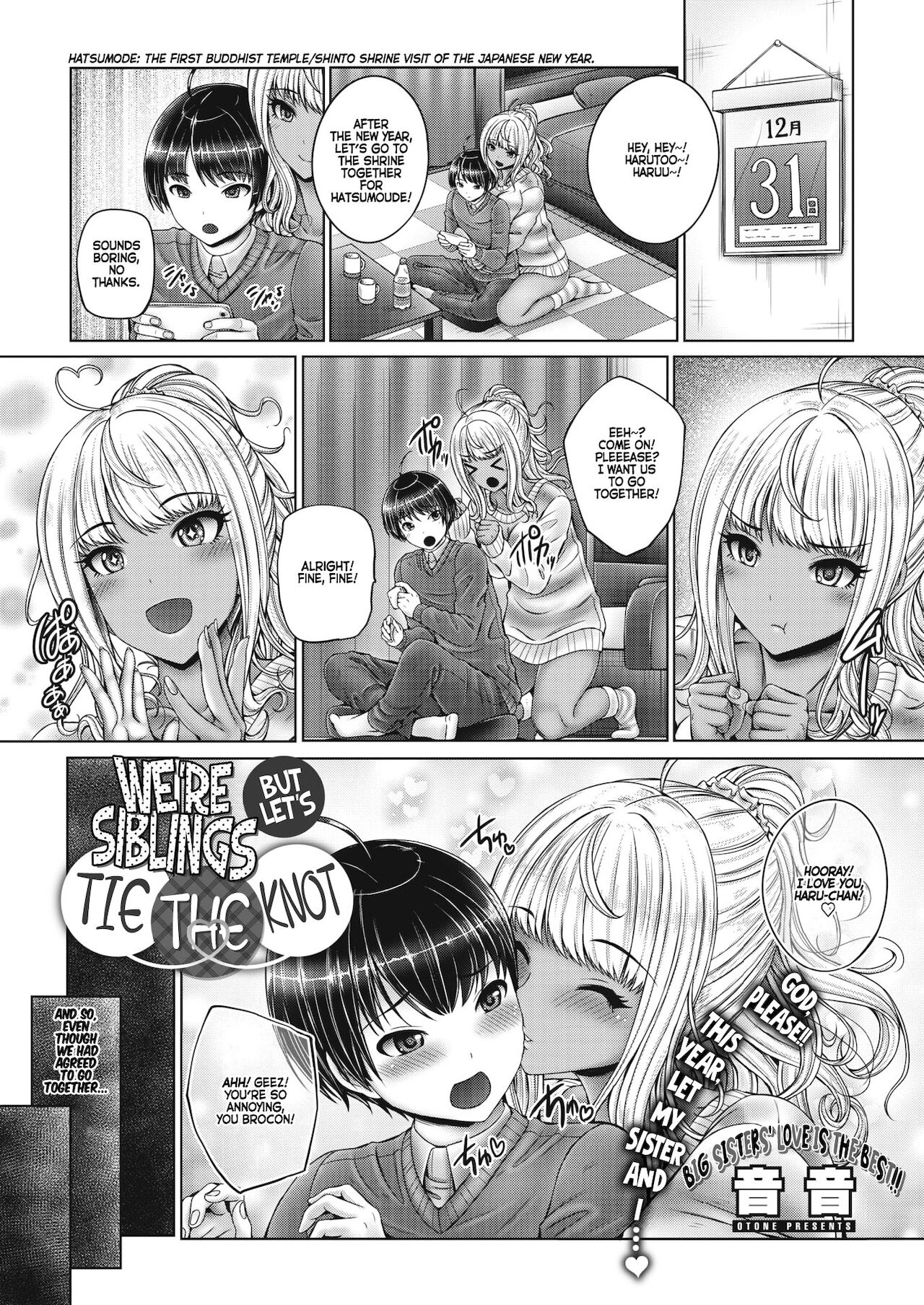 We're Siblings but Let's Tie the Knot cover