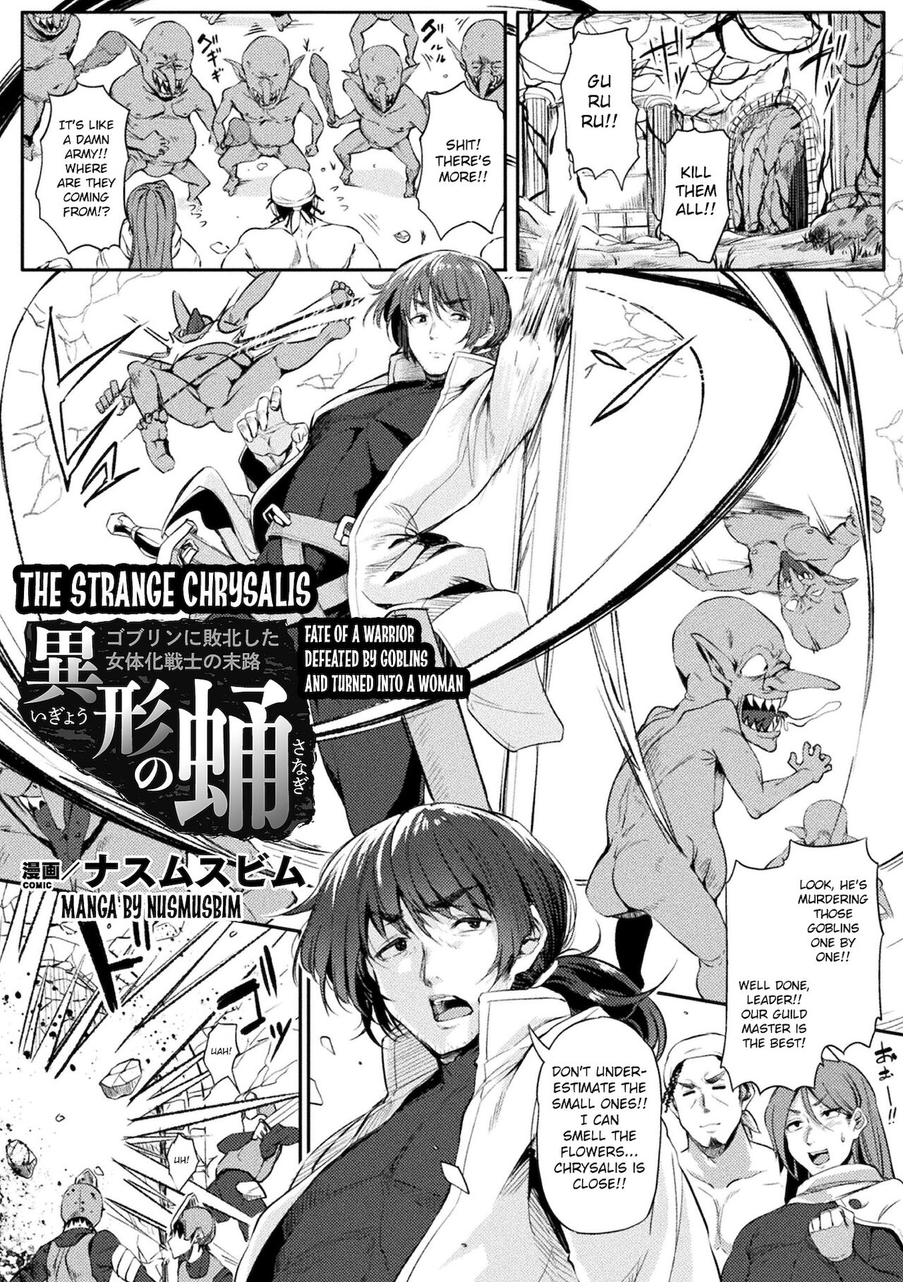 Igyou no Sanagi ~Goblin ni Haiboku Shita Nyotaika Senshi no Matsuro~ cover