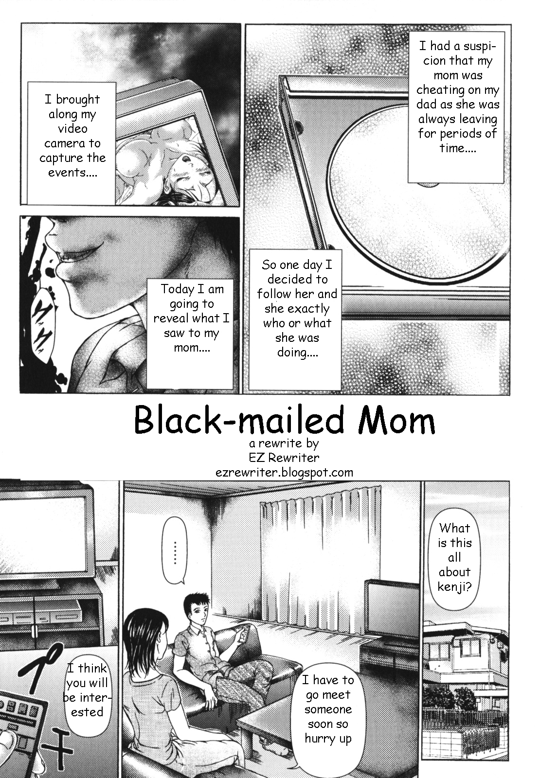Black-mailed Mom Pt. 1-2 cover