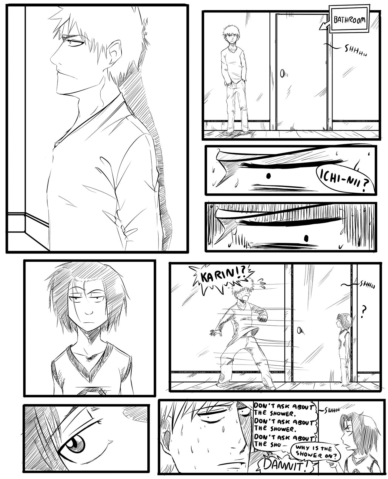 Shower Trouble[][bleach) cover