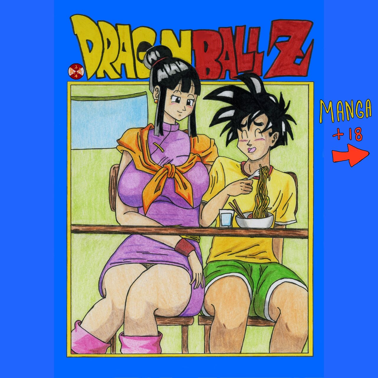 Dragonballz Chi-chi and Gohan cover