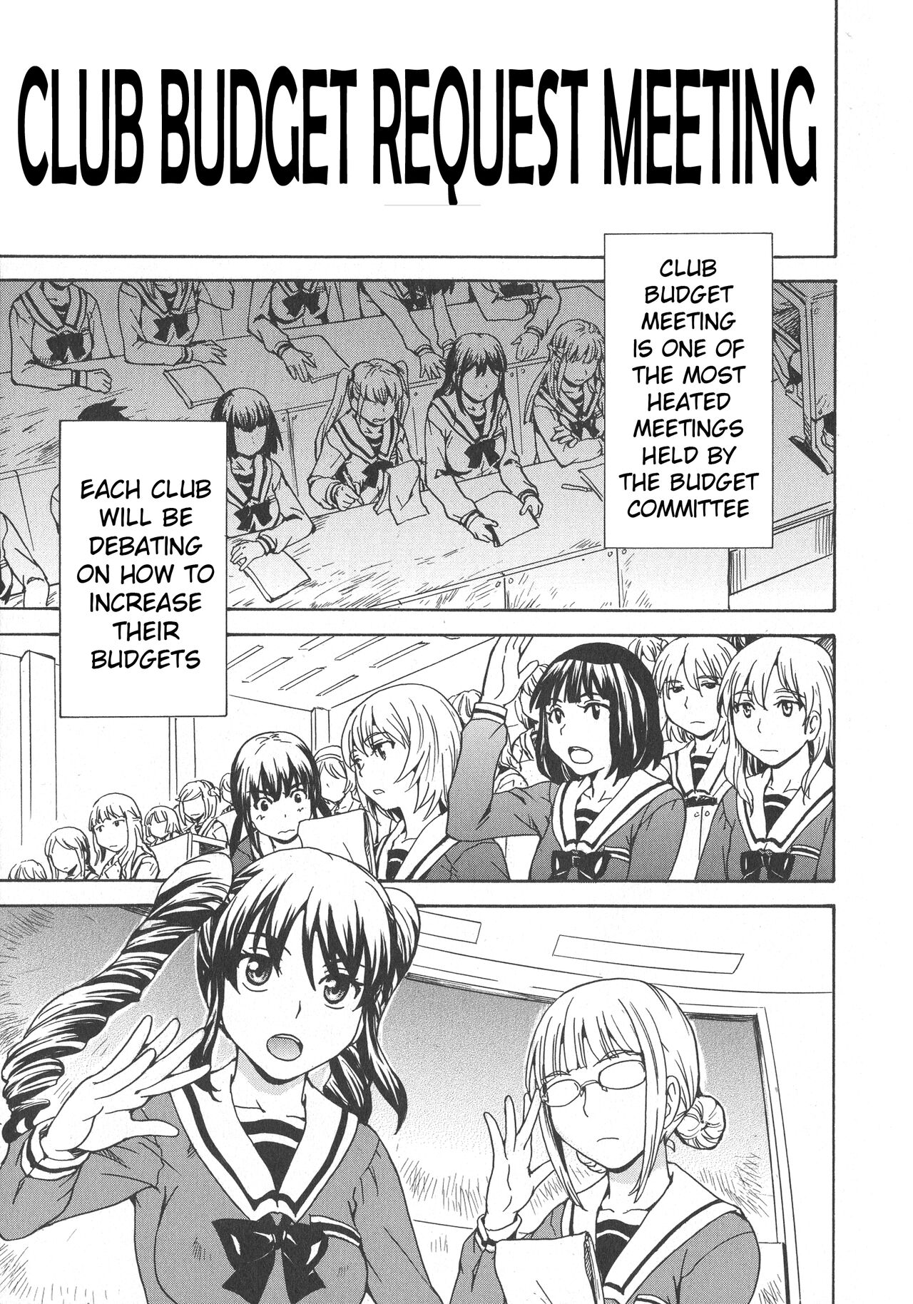 Calendula Girls Student Council! Club Budget Request Meeting Story Part 1 cover
