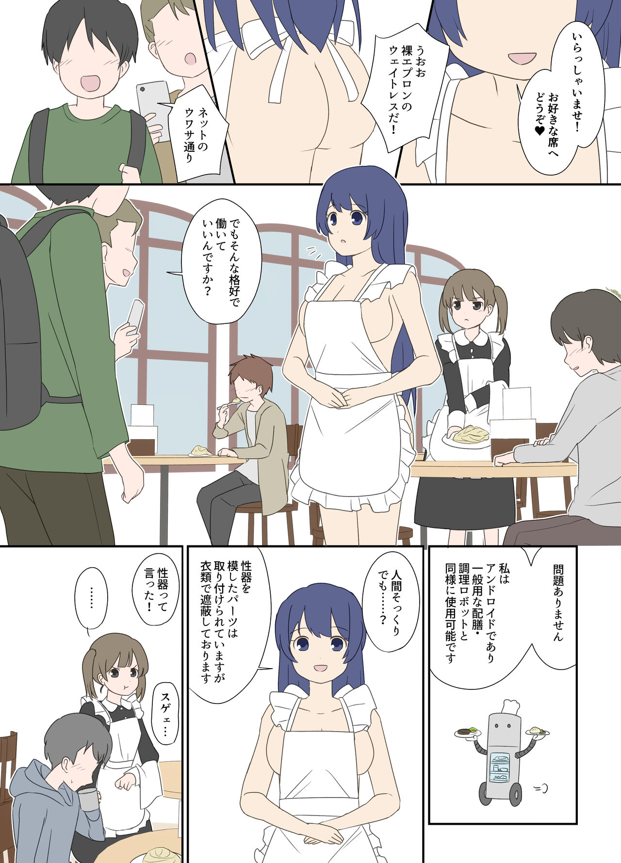 Apron robot cover