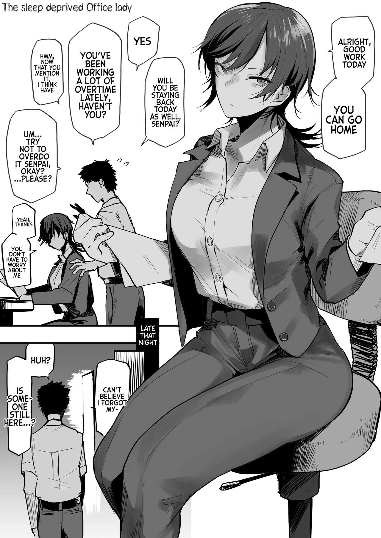 The Sleep Deprived Office Lady cover