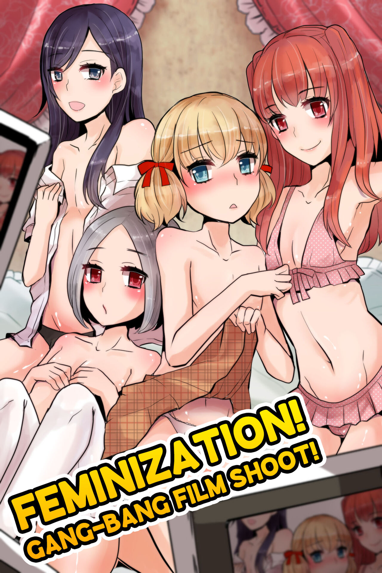 Mesuochi! Rankou Satsueikai ~Boku Otoko na no ni Kanjichau...!~ cover