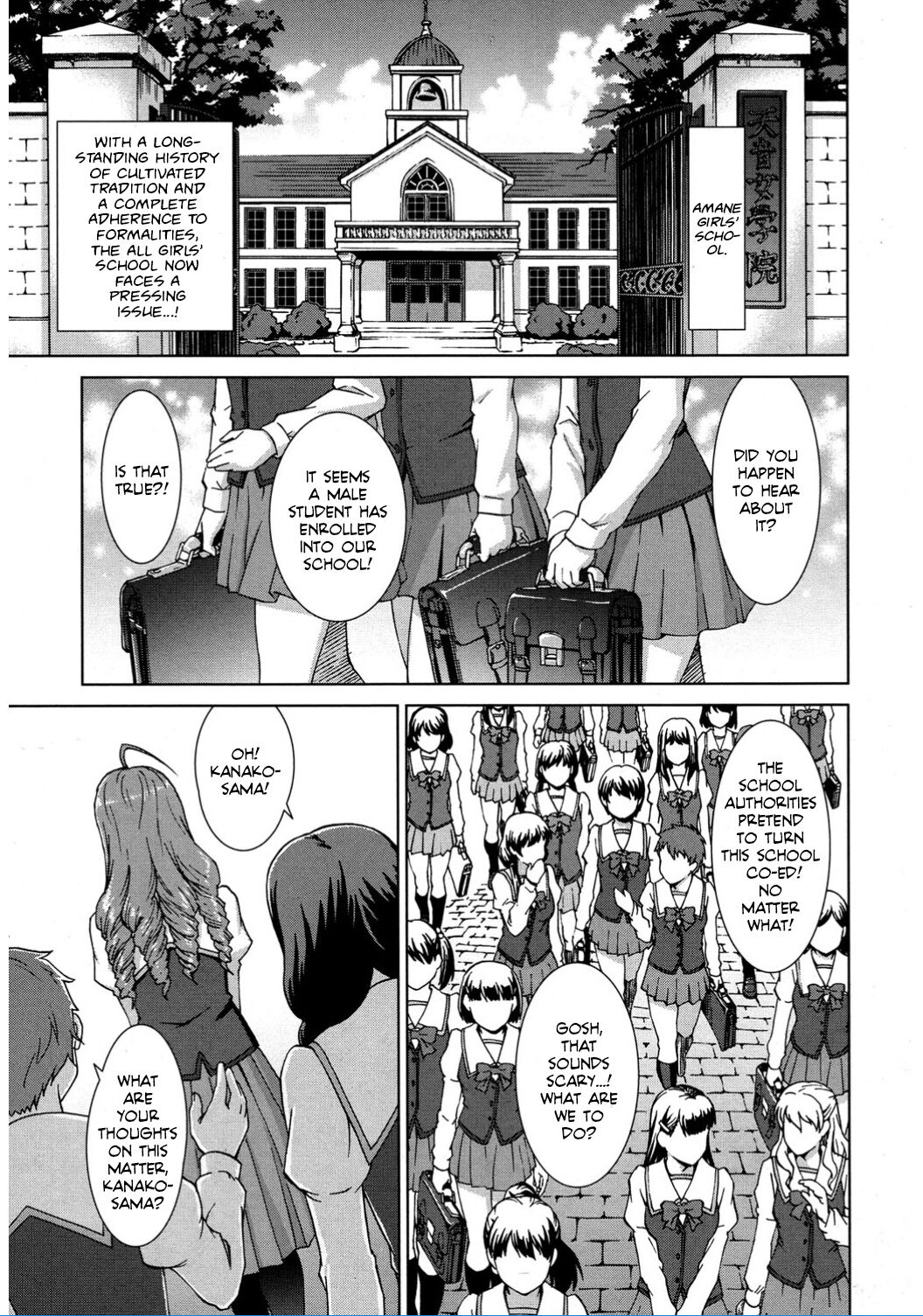 I Enrolled into an All Girls' School! Chapter 02 cover