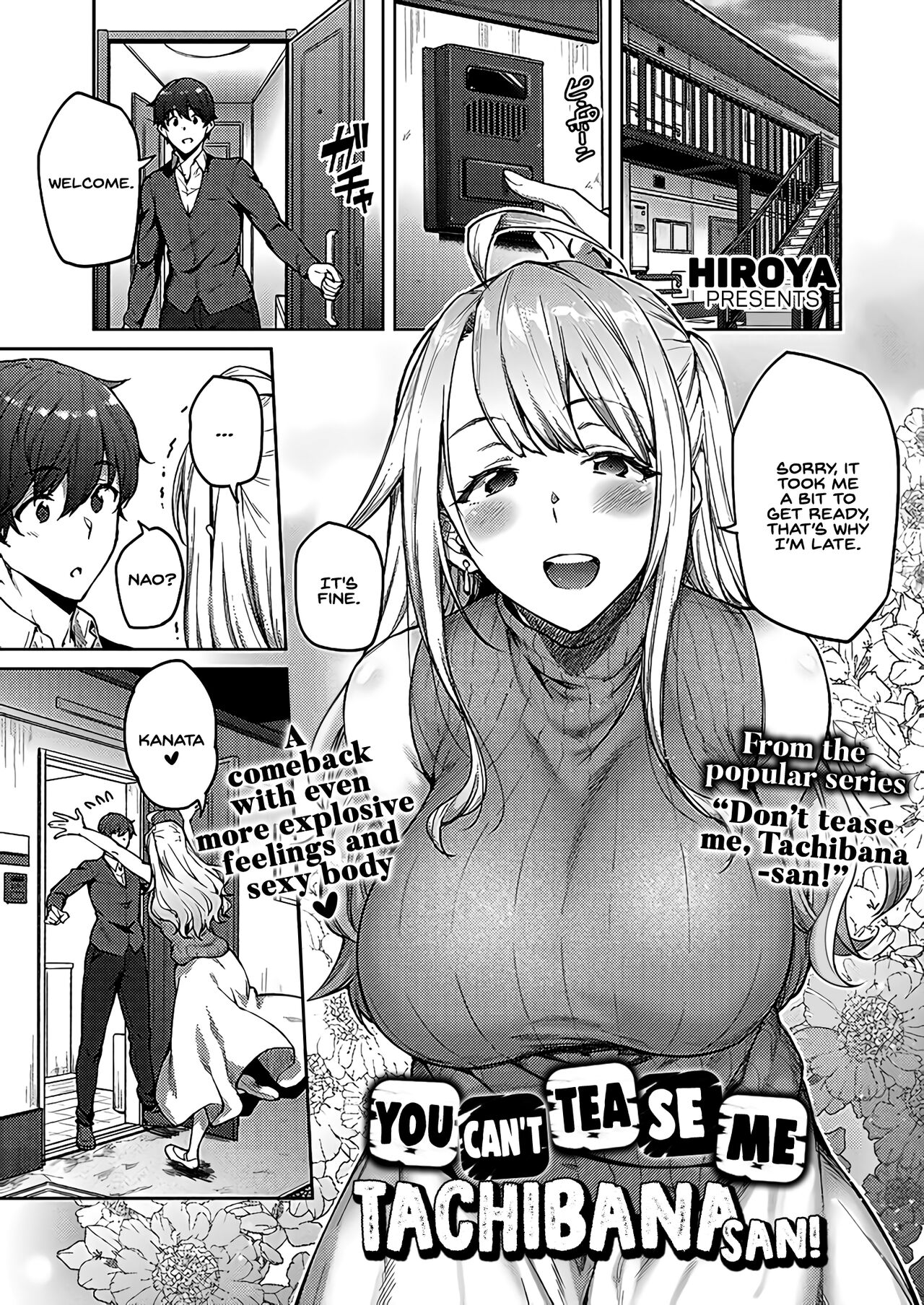 You can't tease me Tachibana-san! cover
